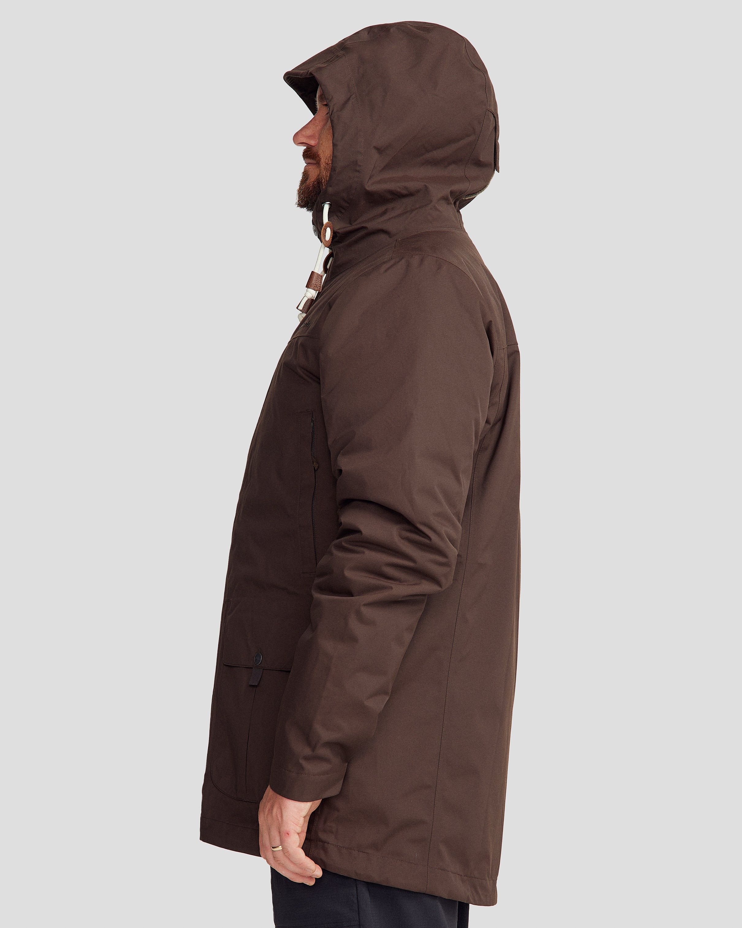 Benmore 5-in-1 Convertible Men's Jacket V2 - Waterproof Windproof Winter Coat for Hiking, Camping & Cold Weather Outdoor Activities