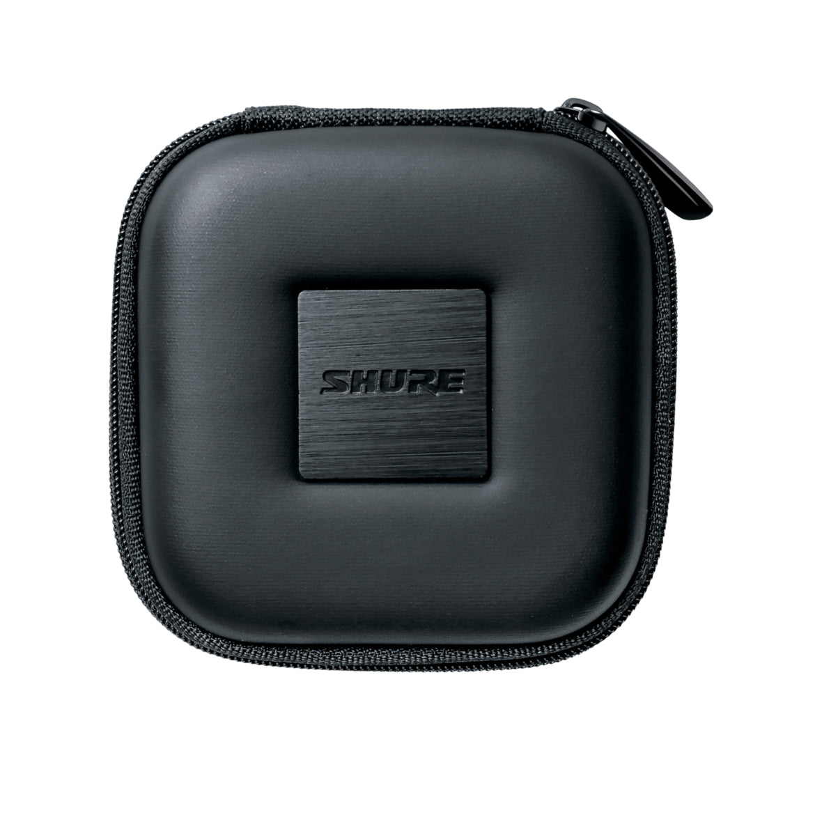 Shure EASQRZIPCASE Soft Square Zippered Earphone Carrying Case - Protective Storage Pouch for Headphones, Earbuds & Audio Accessories - Perfect for Travel, Gym & Daily Use