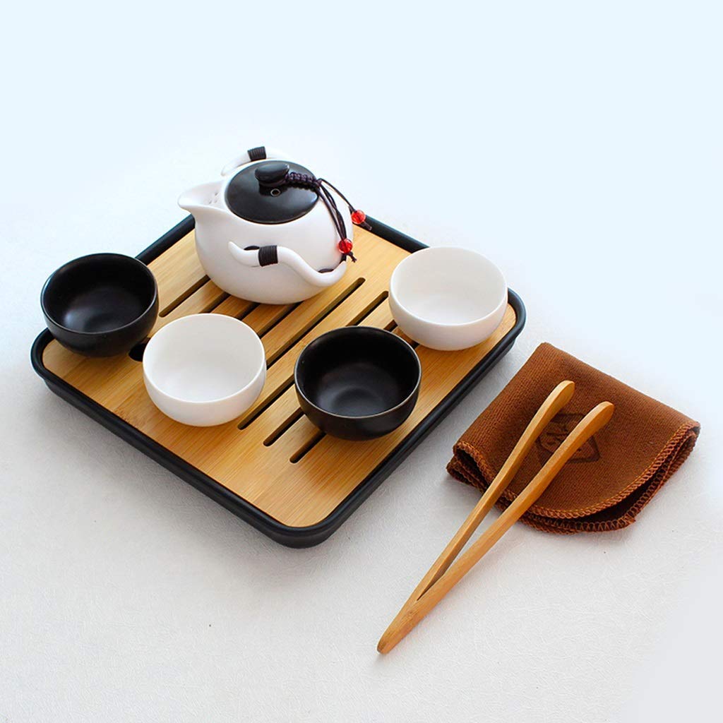 Premium Ceramic Teapot Set with Porcelain Tea Cups - Elegant Japanese Style Tea Ceremony Set for Home & Office Use - Perfect for Matcha, Green Tea & Herbal Tea Brewing