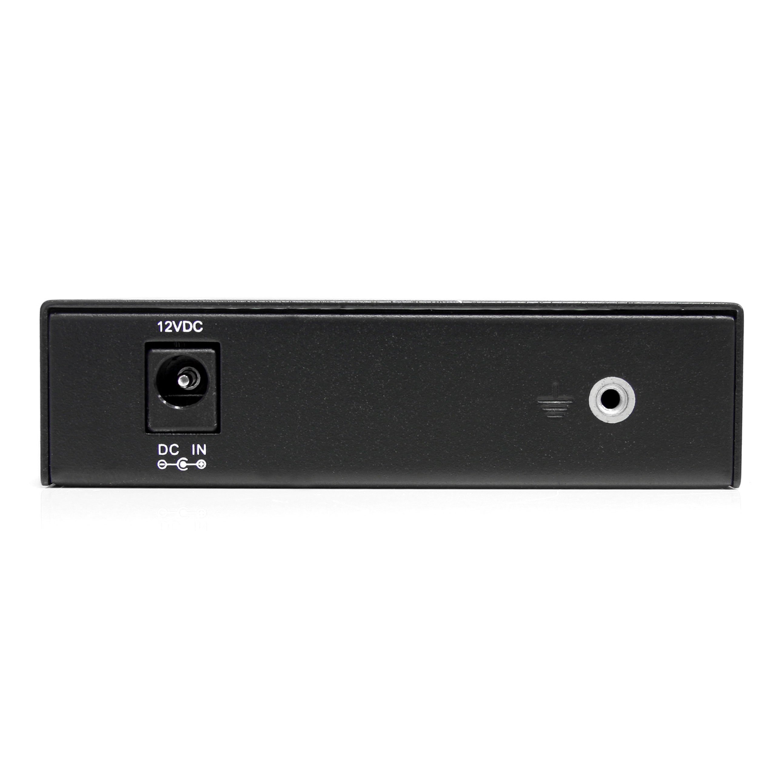 StarTech.com Single-Mode LC Fiber Media Converter - 10/100/1000 Gigabit Ethernet - 40km Range - 1310nm Wavelength - SFP Transceiver Included - TAA Compliant (ET1000S40LC2) | Ideal for Long-Distance Network Connections in Offices, Data Centers & Industrial Applications