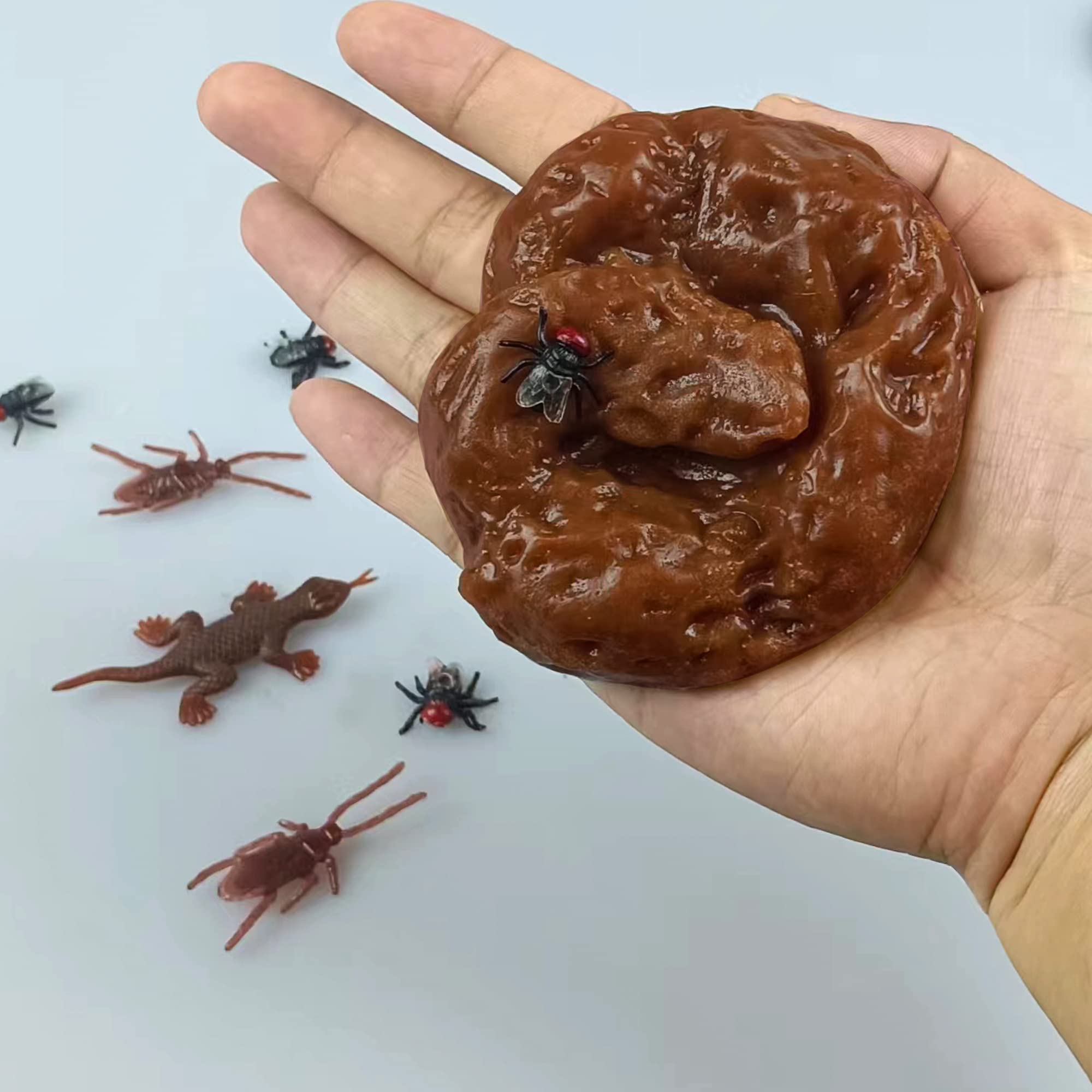Funny Fake Dog Poo Prank Toys - Realistic Different Shape Turd Joke Props for Halloween & April Fools' Day - Perfect for Party Gags, Office Pranks, and Trick Scares