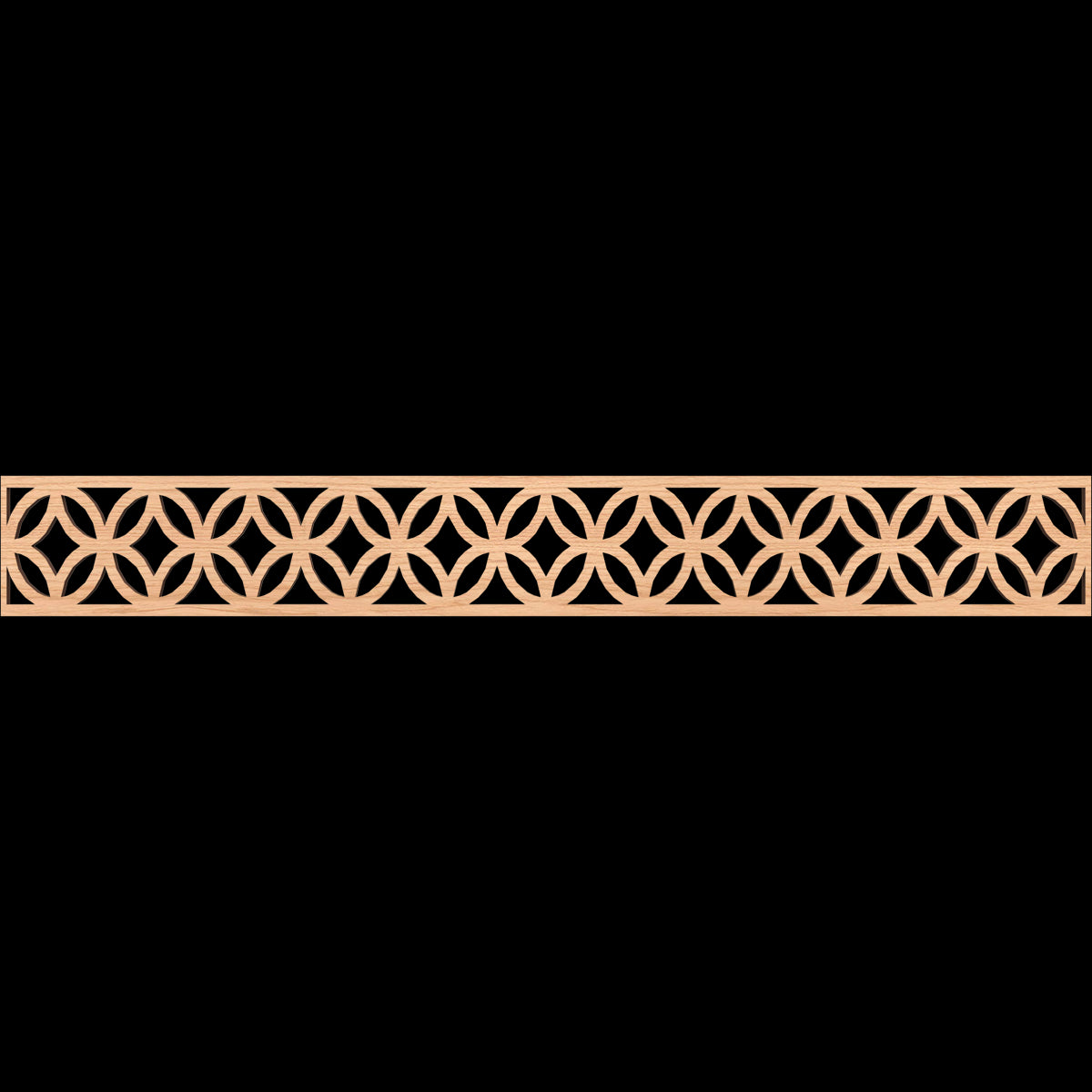 Crosby Fretwork Moulding - Decorative Wood Trim for Home & Furniture DIY Projects - Perfect for Cabinets, Doors, and Wall Accents