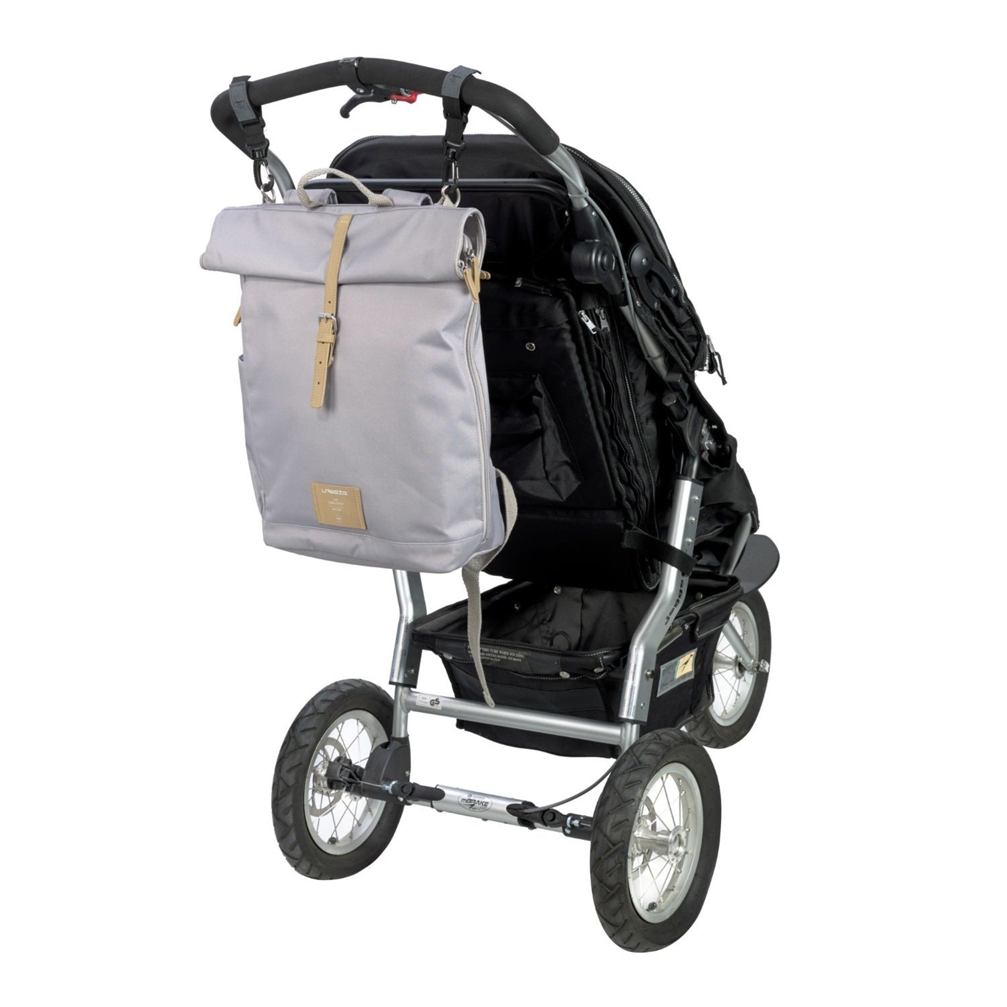 Lassig Green Label Rolltop Diaper Backpack - Waterproof Baby Changing Bag for Parents - Perfect for Travel, Daycare & Outdoor Adventures