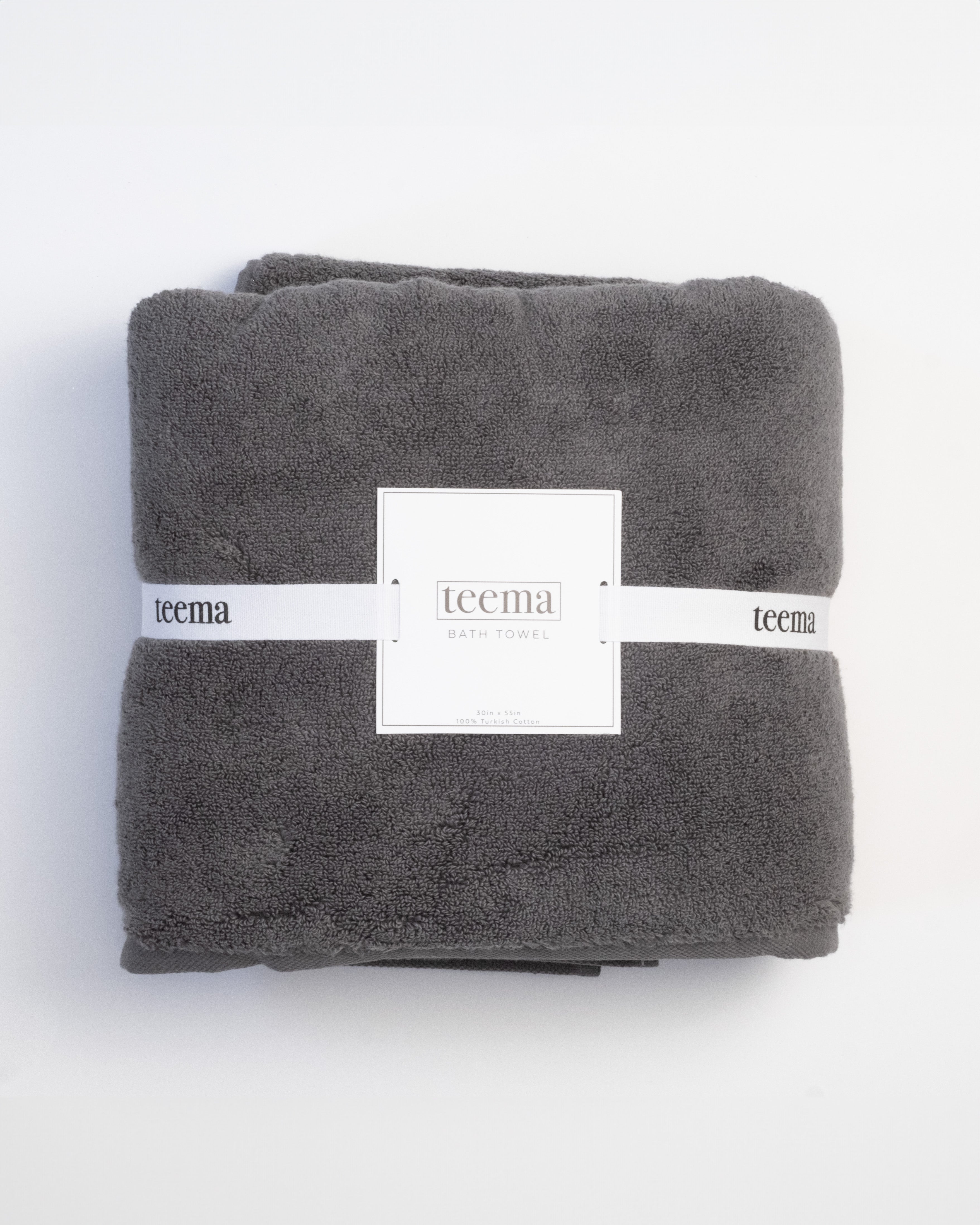 Premium 100% Cotton Charcoal Gray Bath Towels - Ultra Soft & Absorbent Luxury Towel Set for Spa, Bathroom & Pool - 2 Pack