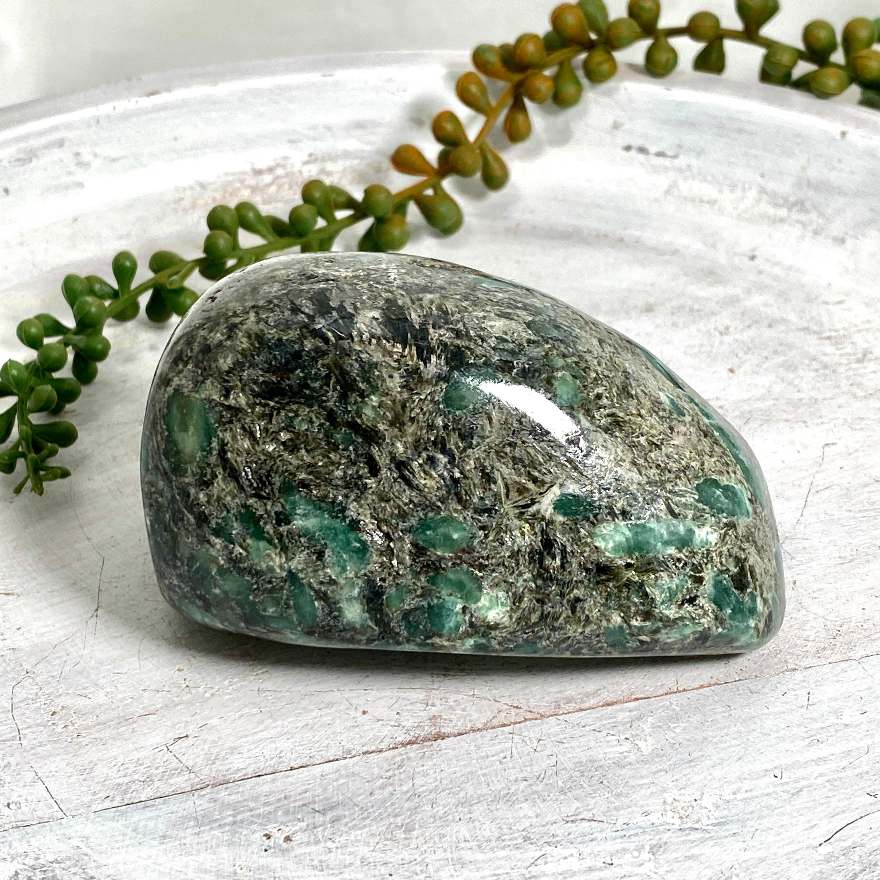 Natural Emerald Gemstone Freeform Pendant - Handcrafted Jewelry for Women, Gift for Her, Birthday, Anniversary, Valentine's Day | Boho Chic, Spiritual Healing, Meditation Accessory