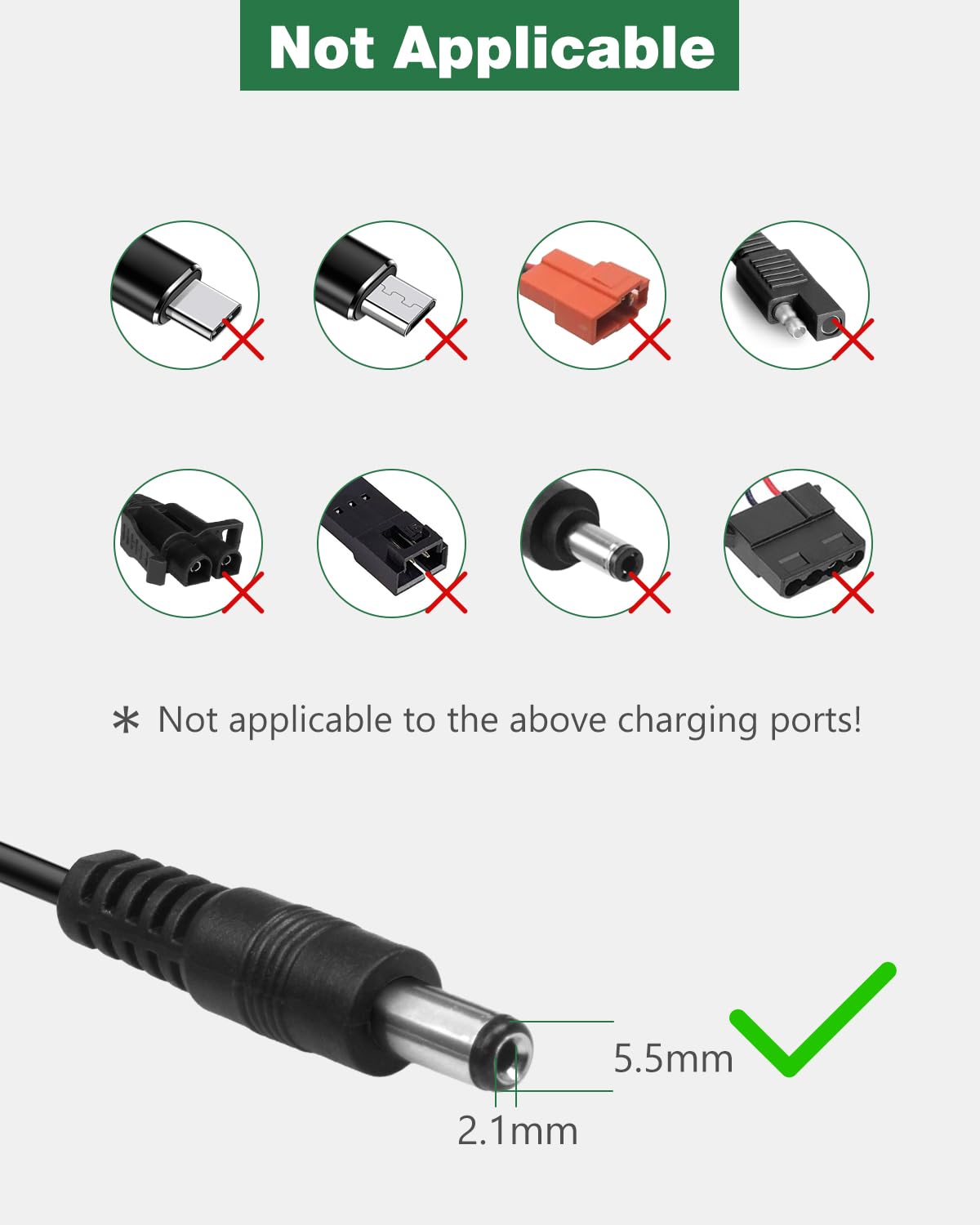 6V Battery Charger for Ride-On Toys | 6 Volt Power Adapter for Kids Electric Cars & Toy Vehicles | Perfect for Kid Trax, Dynacraft, Hello Kitty SUVs & Toddler Quads | Ideal for Outdoor Play & Indoor Charging
