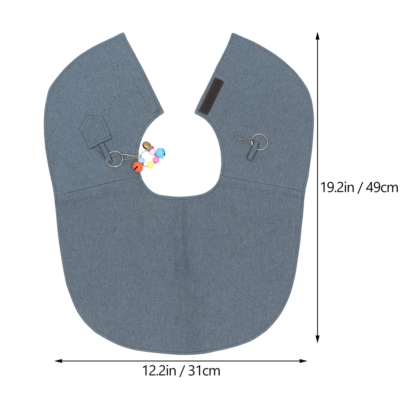 Pet Parrot Diaper & Flight Suits - Scratch Proof Shoulder Protector with Pee Pads for Small to Medium Birds (Parakeet, Cockatiel, Sun Conure, Macaw, Lovebird, Finch) - Perfect for Training, Travel & Home Protection