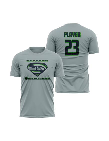Seffner Seahawks Men's Sublimation Dye Short Sleeve T-Shirt - Comfortable Athletic Shirt for Football Fans, Gym Workouts & Casual Wear