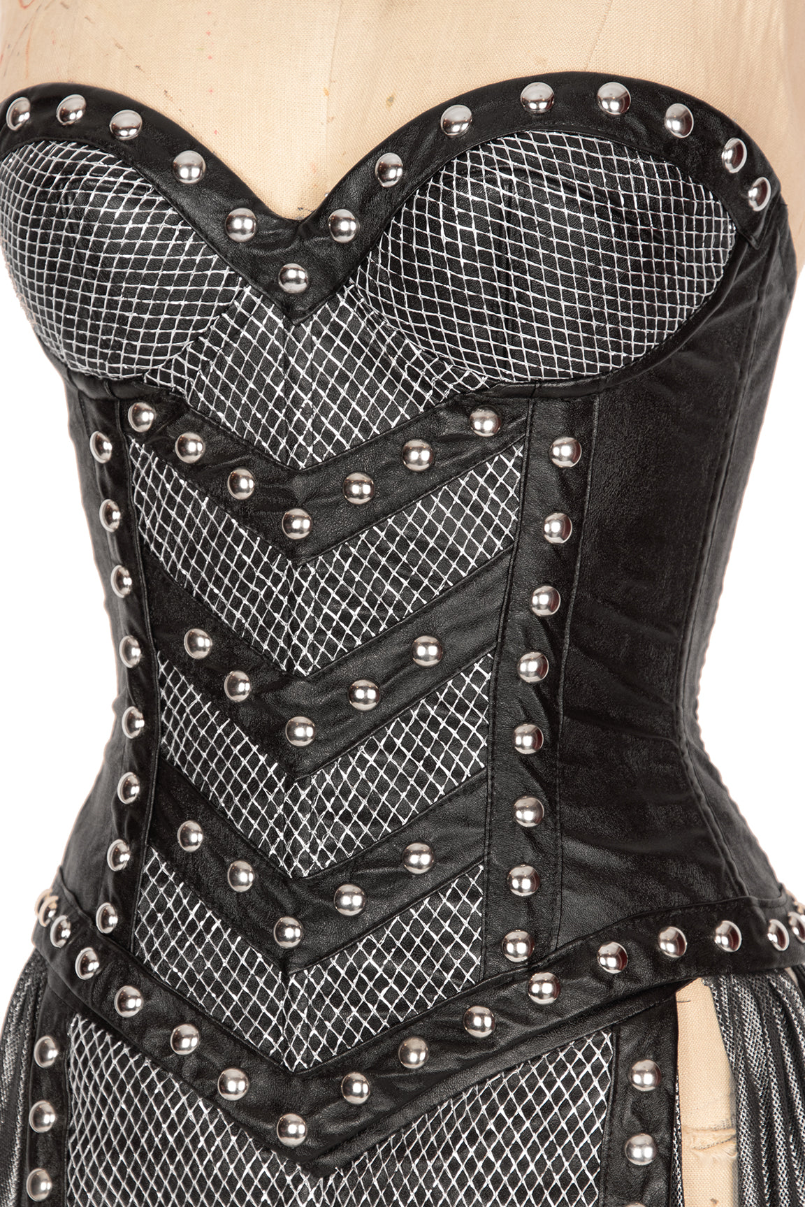 Joan of Arc Corset - Medieval Gothic Corset Top for Women | Renaissance Costume, Lace-Up Bustier for Cosplay, Halloween & Historical Reenactment