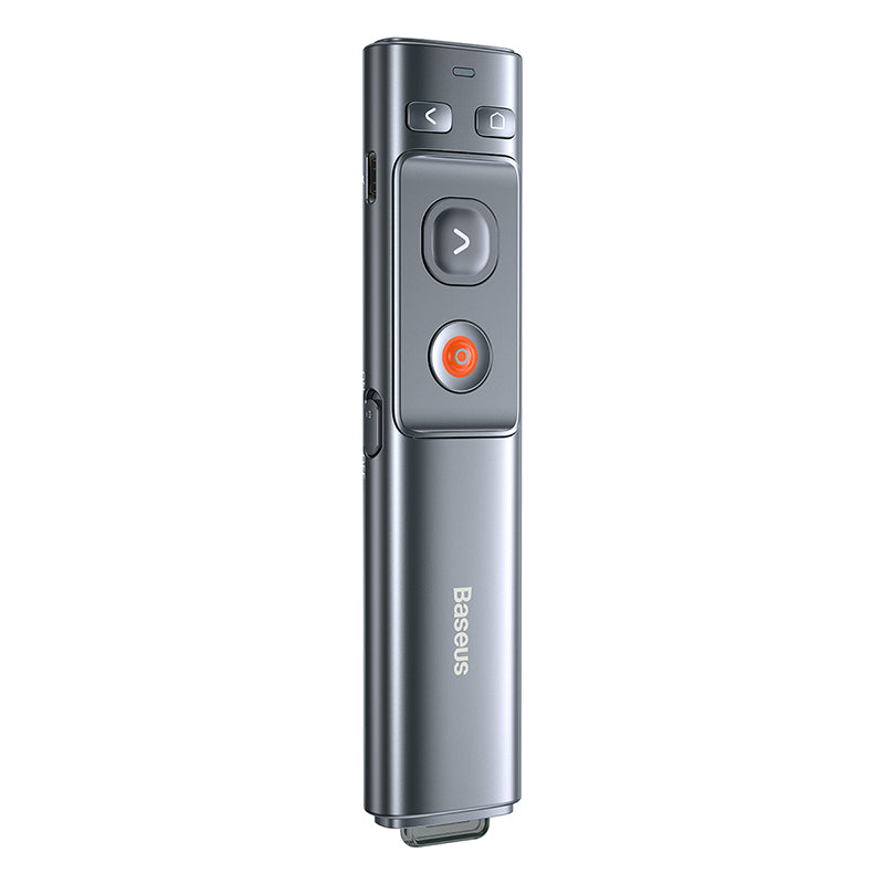 Baseus Wireless Presenter with Red Laser Pointer & Rechargeable Battery - Perfect for Business Meetings, Classroom Teaching & Remote Presentations