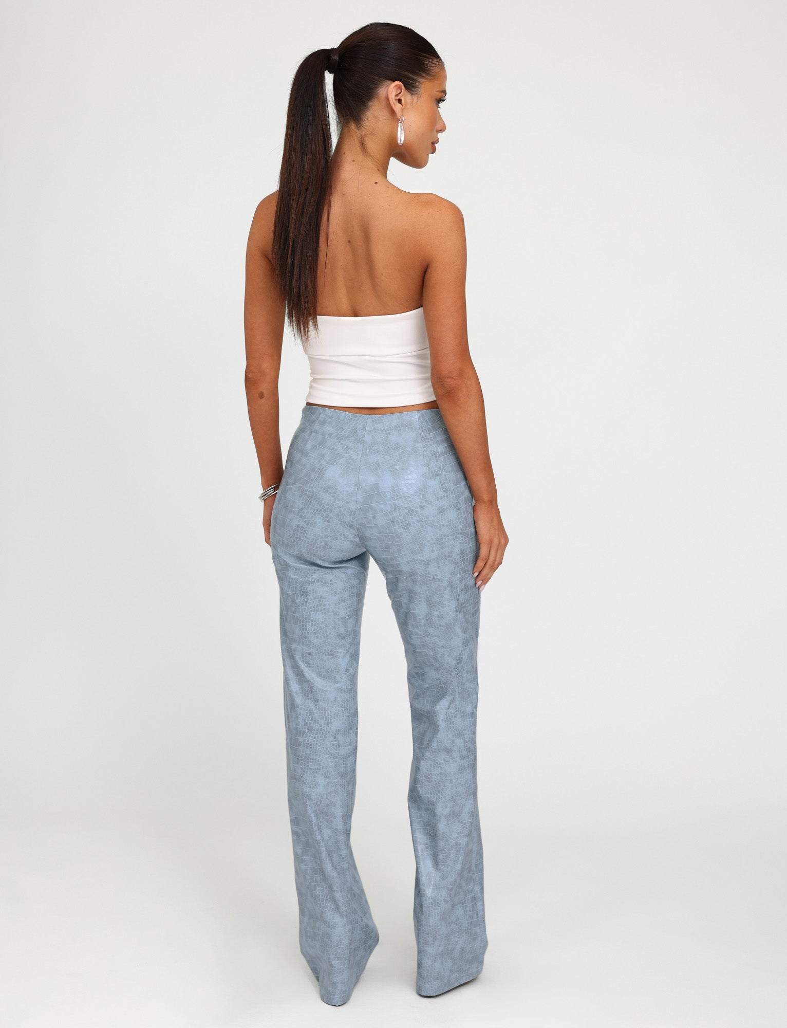 EMERSYN PANT - Dusty Blue Women's Casual Pants for Everyday Wear | Comfortable & Stylish Trousers for Work, Travel & Lounge