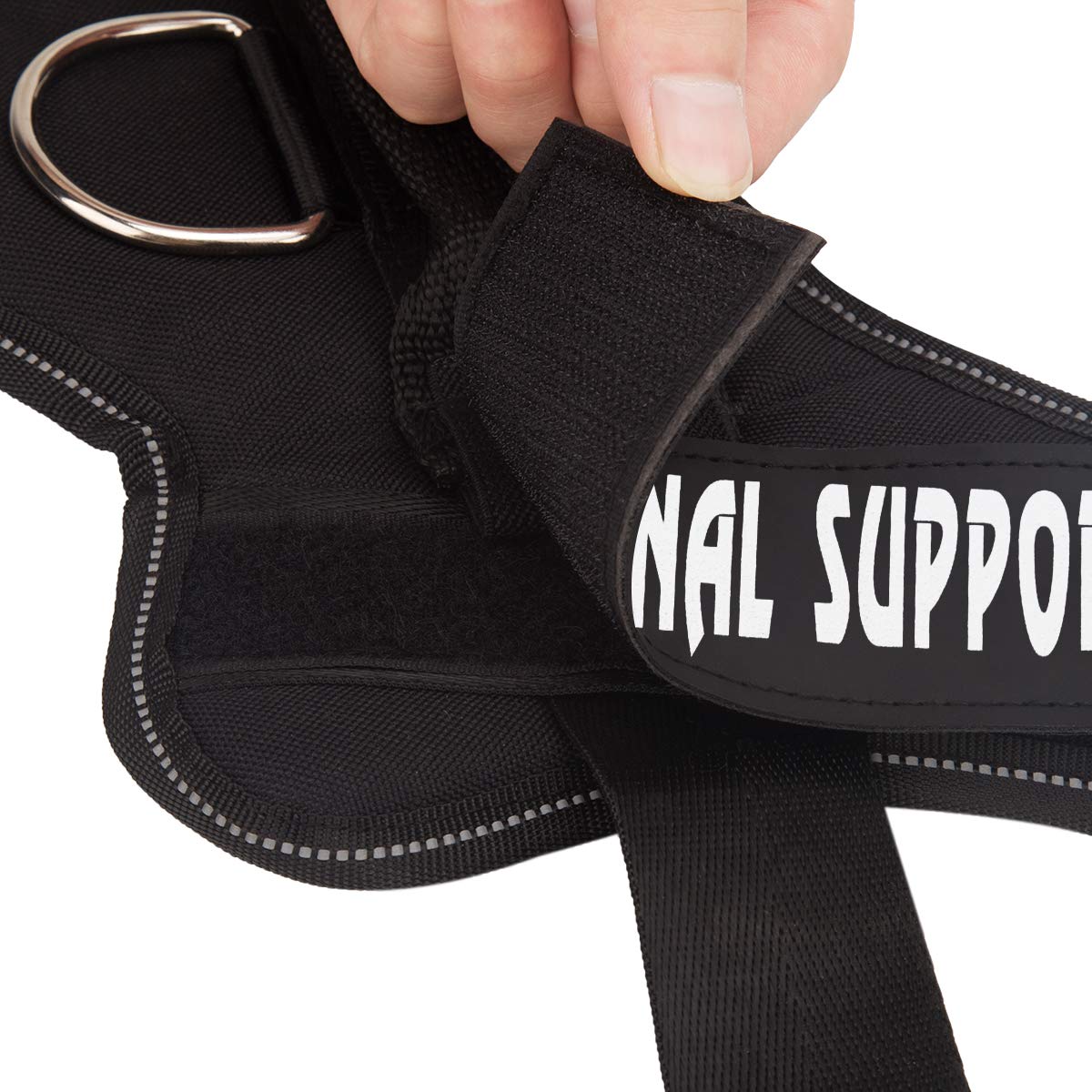 Bolux 2-Pack Removable Dog Vest Patches for Harness - Emotional Support, Service Dog, in Training, Therapy Dog, DO NOT PET, Keep Going - PU Material for Pet Safety & Identification (Ideal for Public Outings, Dog Parks & Training Sessions)