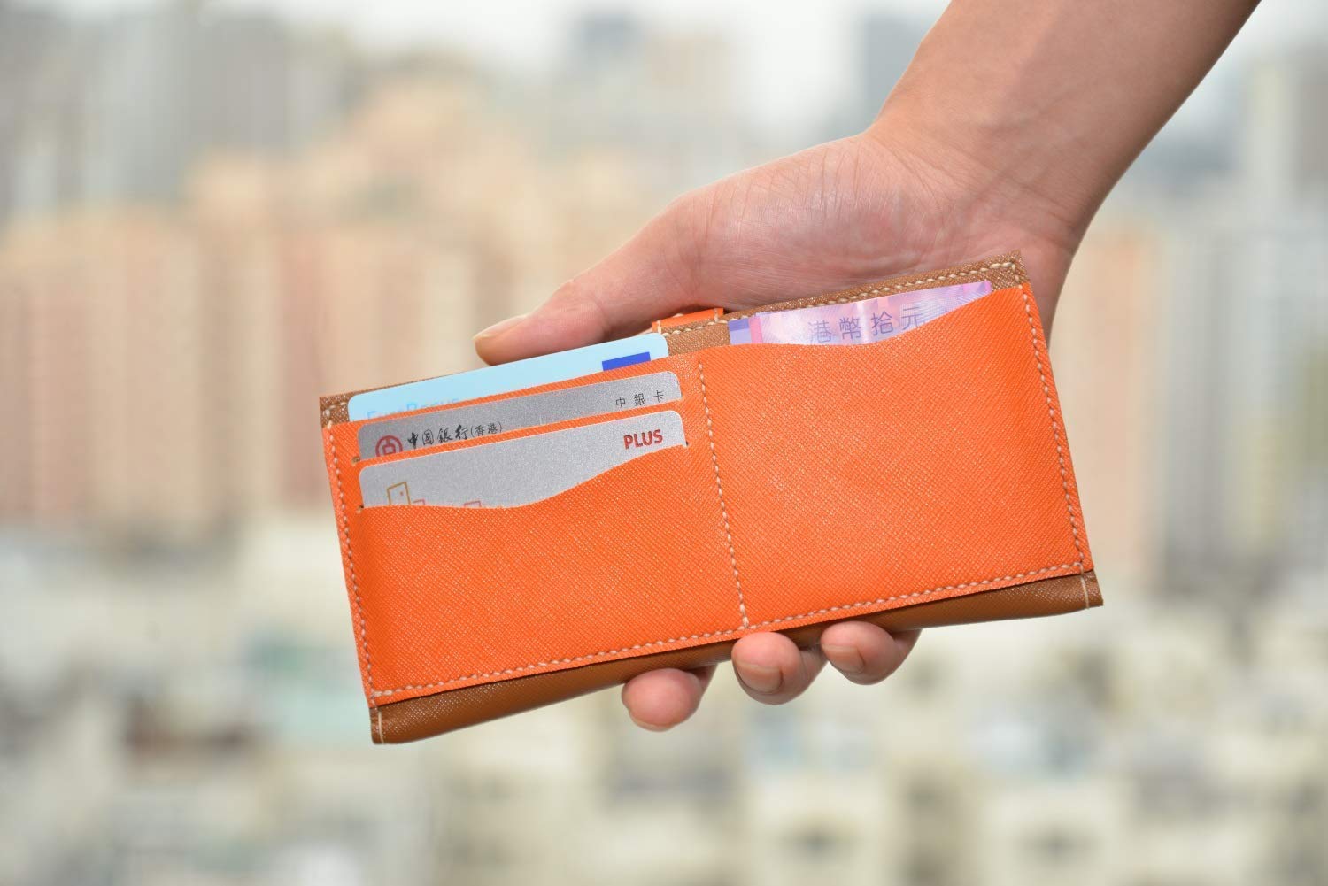 Genuine Leather Clutch Wallet for Women - RFID Blocking with 3 Card Slots & Phone Pocket - Perfect for Travel, Parties, and Everyday Use