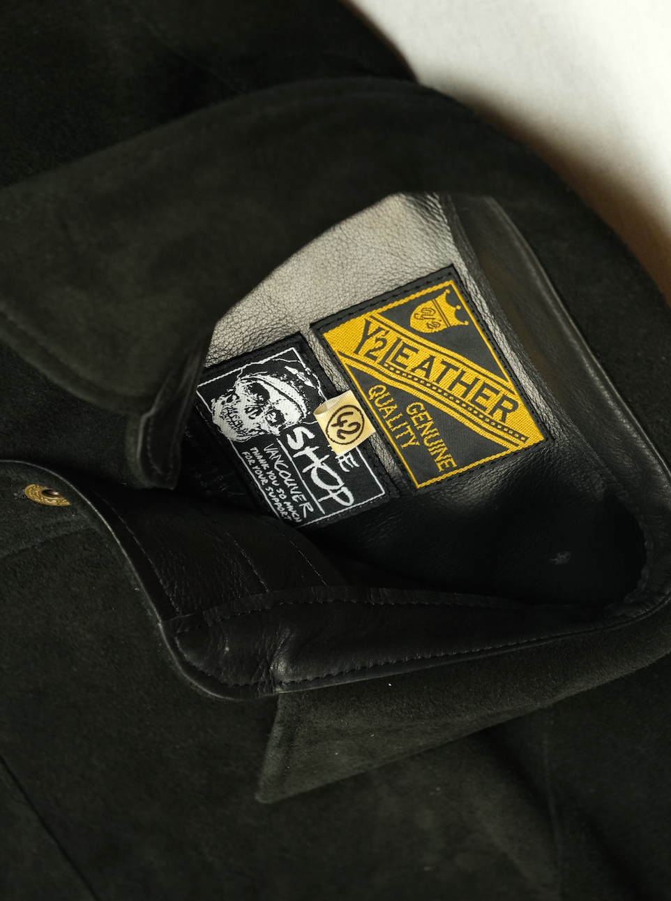 The Shop Vancouver Chore Shirt - Men's Workwear Shirt in Black | Durable Steer Rough Out Fabric for Outdoor Work & Casual Wear