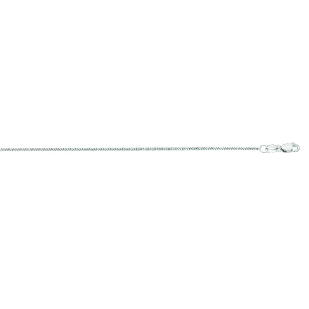 14K Gold 1mm Gourmette Chain Necklace - Dainty Delicate Jewelry for Women, Gift for Her - Perfect for Everyday Wear, Layering & Special Occasions