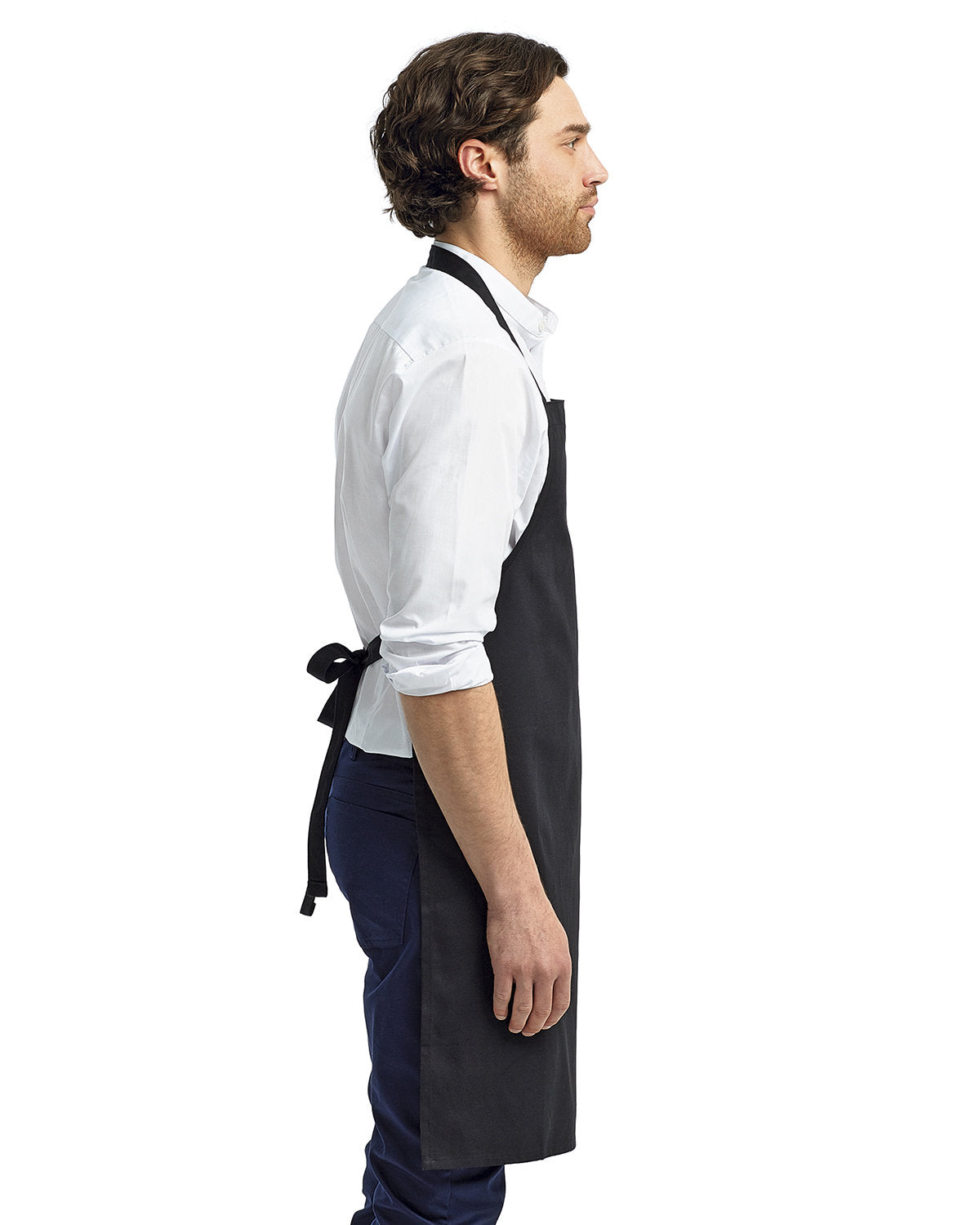 Reprime RP102 Organic Cotton Bib Apron - Premium Artisan Collection for Cooking, Baking & Grilling - Eco-Friendly Kitchen & BBQ Accessories for Chefs & Home Cooks