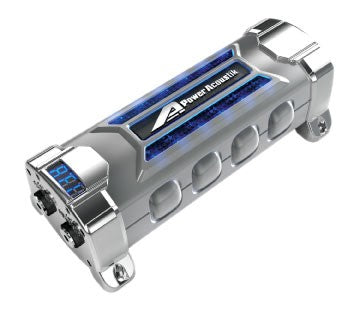 Power Acoustik PCX-3F 3 Farad Digital Power Capacitor - Car Audio System Upgrade for Enhanced Bass & Sound Quality - Perfect for Vehicles, Trucks & SUVs