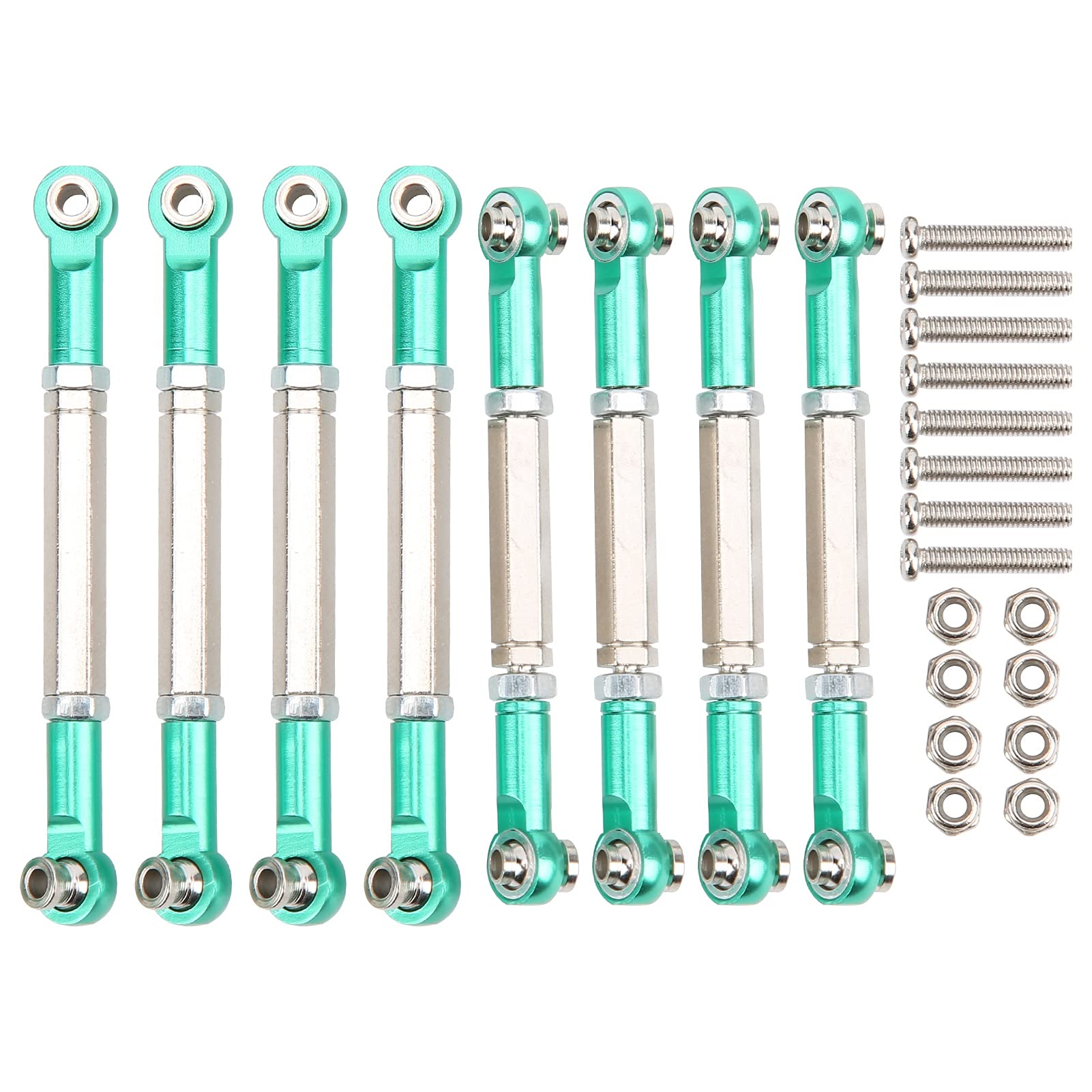 High-Quality CNC Machined Metal Steering Pull Rod for WPL/MN/Feiyu 1/16 RC Cars - Durable Replacement Part for Kids' RC Vehicles | Perfect for Off-Road Racing and DIY RC Car Repairs