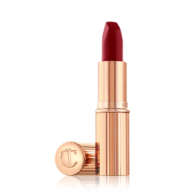 Charlotte Tilbury Matte Revolution Lipstick - Red Carpet Red | Long-Lasting, Highly Pigmented Matte Lip Color for Parties, Events & Special Occasions
