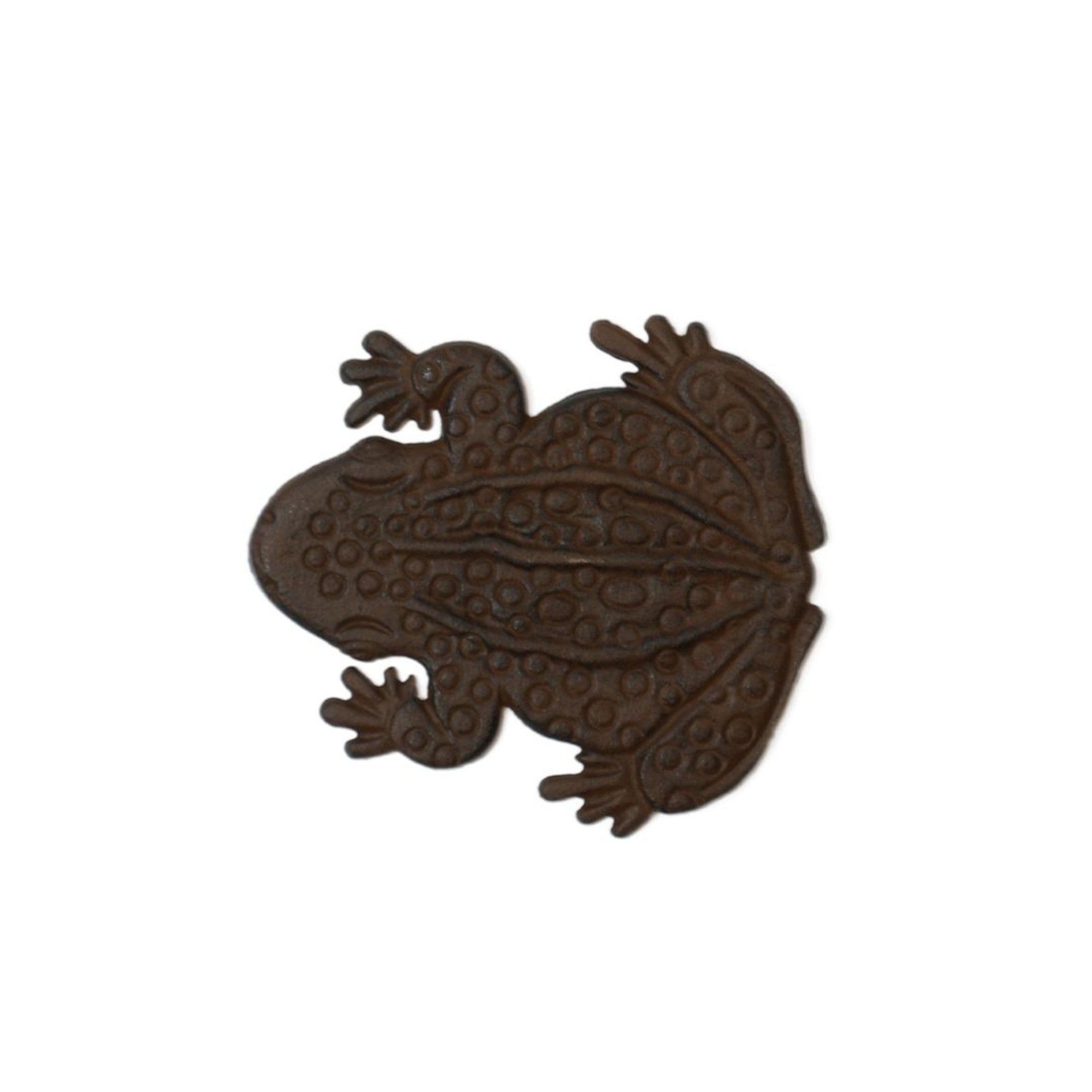 Cast Iron Frog Garden Stepping Stone - Decorative Outdoor Pathway Decor for Yard, Lawn & Garden - Perfect for Landscaping, Patio & Walkway Decorations