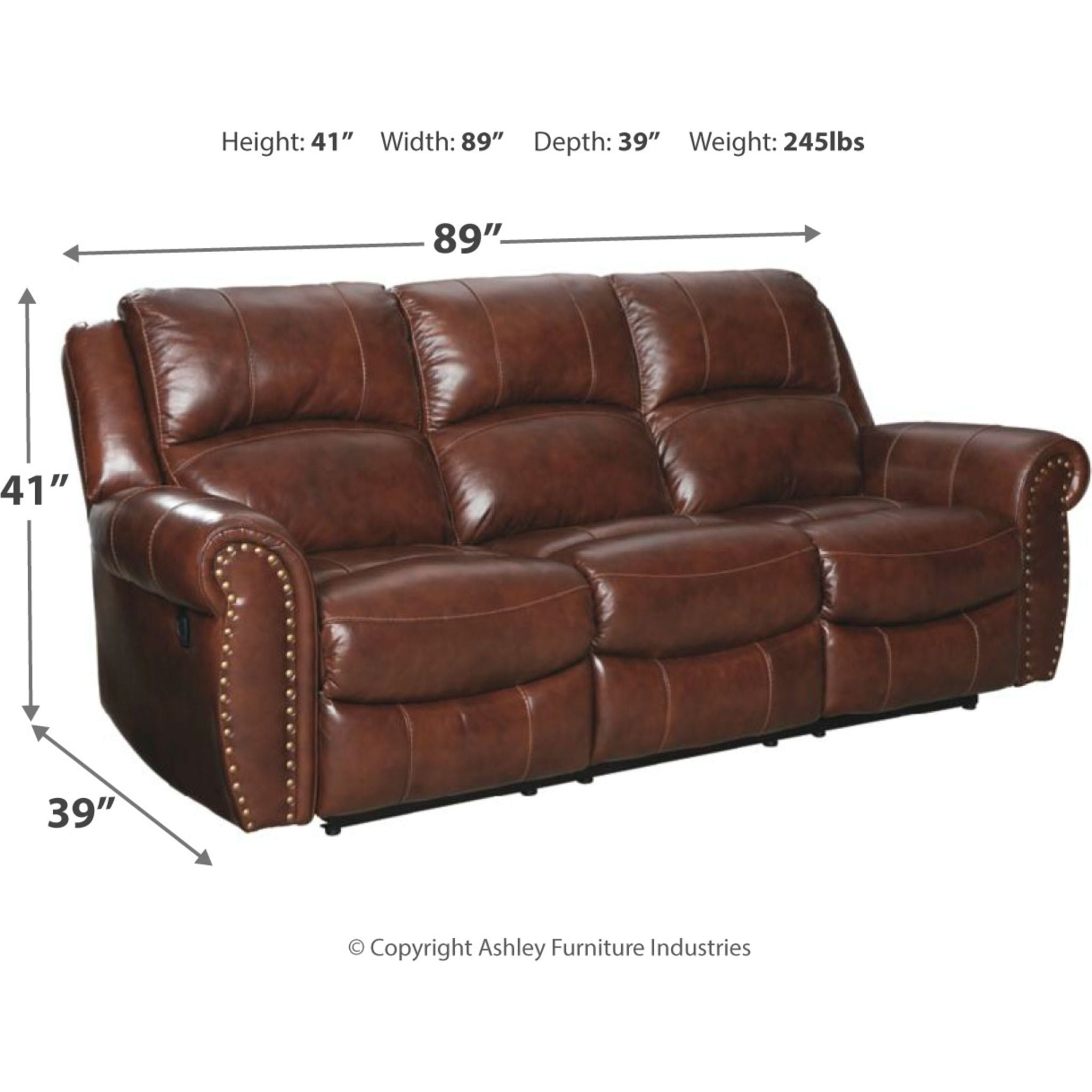 Bingen Reclining Sofa with Harness - Premium Comfort for Living Room, Home Theater & Relaxation