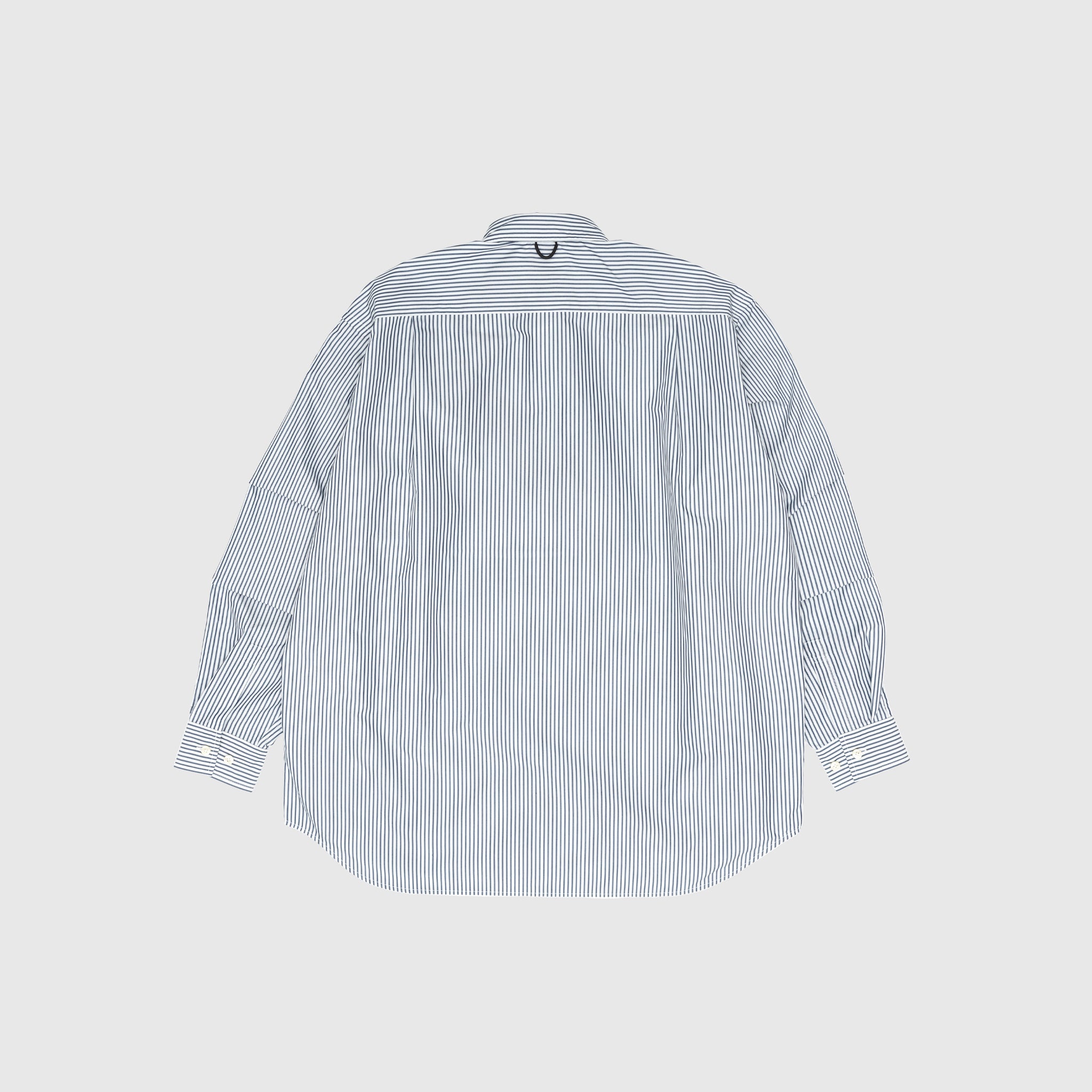 Men's Long Sleeve Striped Dress Shirt - Classic Regular Fit Collar Shirt for Business, Office & Casual Wear