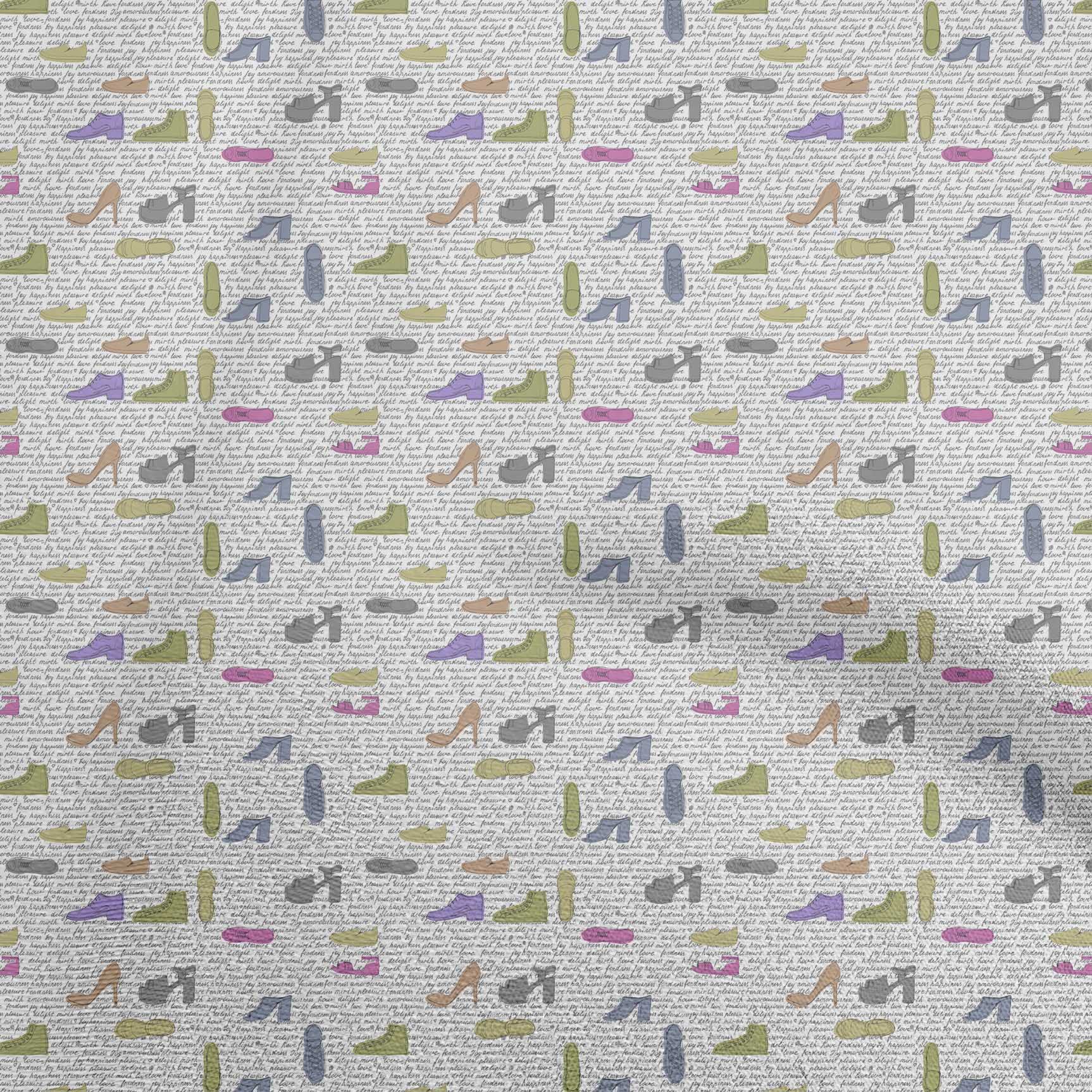 Premium OneOone Polyester Spandex Fabric - Soft Stretchy Purple Printed Material for Sewing, DIY Crafts & Upholstery (56