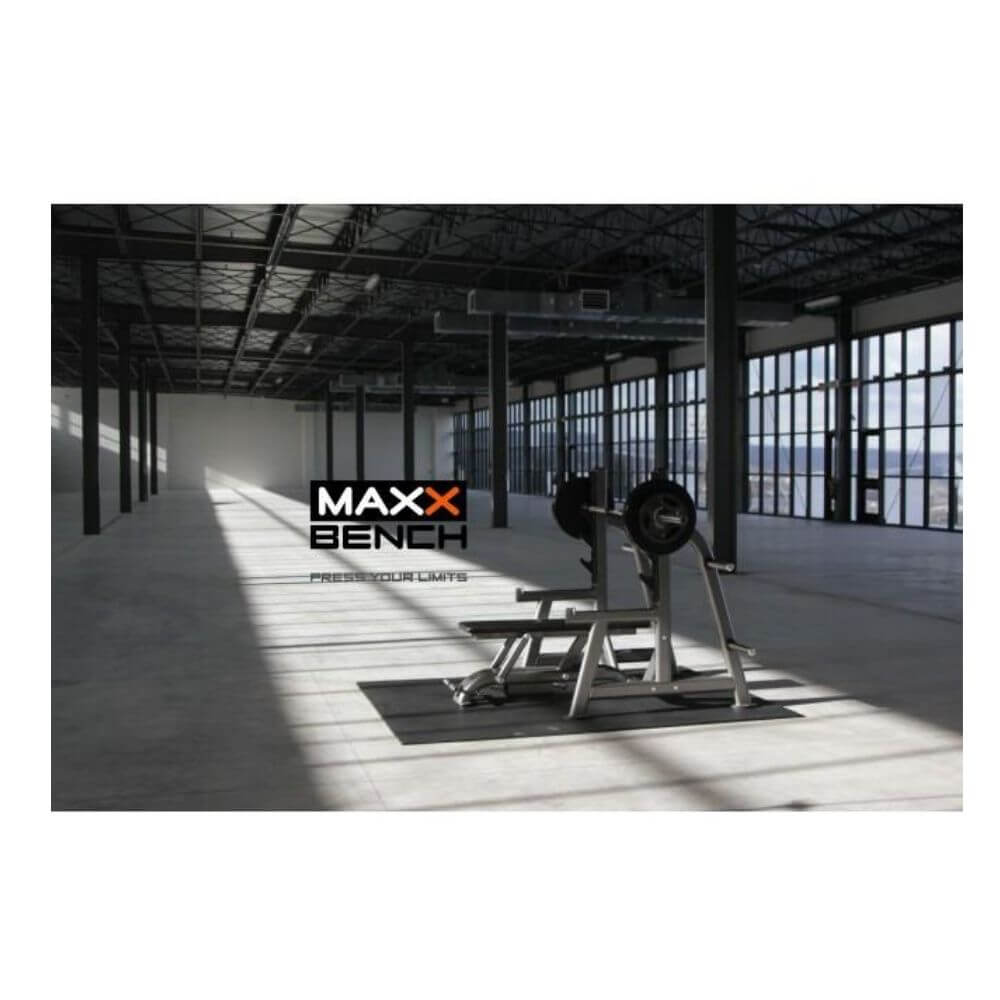 Maxx Bench Olympic Rack MAXX 5547 - Heavy Duty Power Cage for Weightlifting & Strength Training - Perfect for Home Gym & CrossFit Workouts