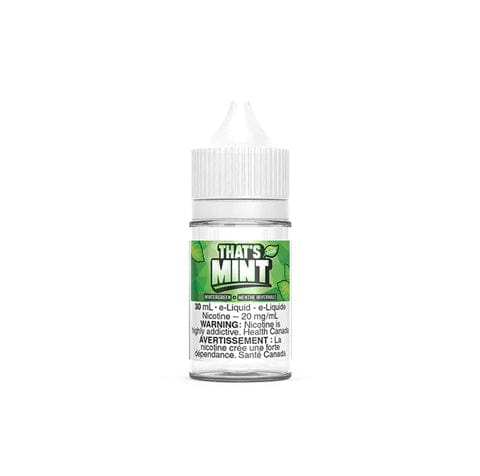 Premium Wintergreen Mint Salt E-Liquid 30mL - Refreshing Menthol Flavor for Vape Pens & Pods - Alberta Edition