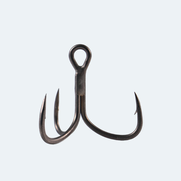 BKK Hooks Spear EWG 71 SS Extra Wide Gap Treble Hooks for Bass Fishing - Saltwater & Freshwater Fishing Lures - Heavy Duty Sharp Hooks for Soft Plastic Baits
