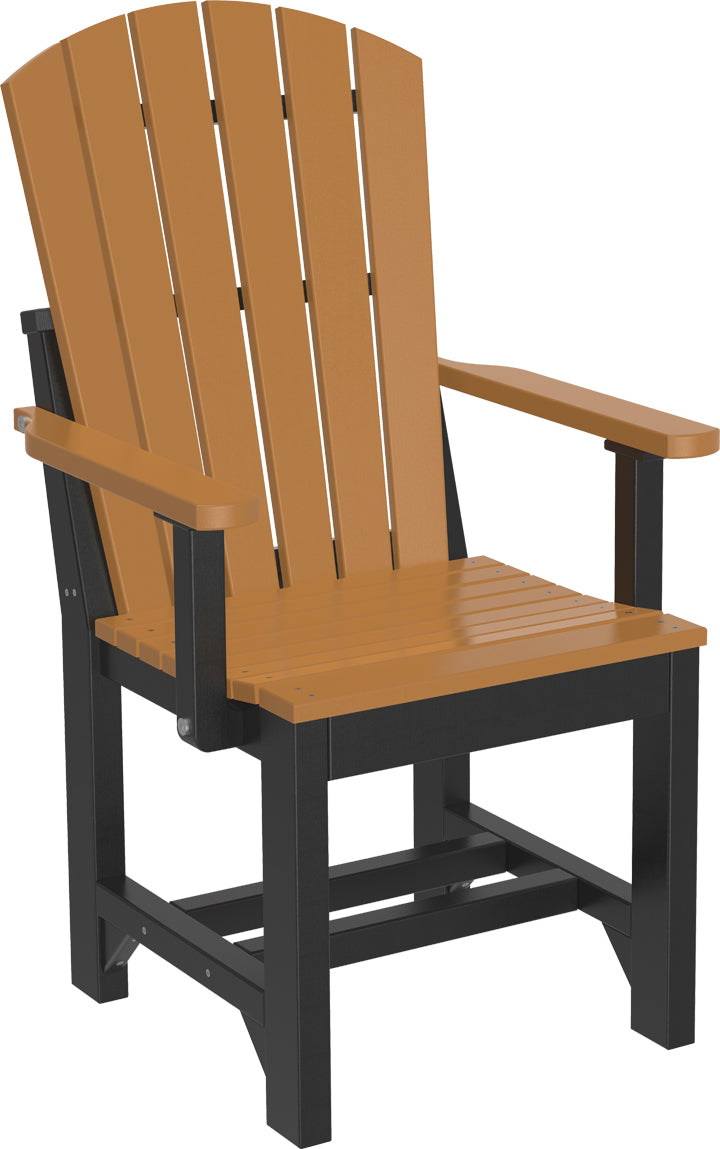 Premium Adirondack Arm Chair - Outdoor Dining Height, Weather-Resistant & Comfortable - Perfect for Patio, Deck, Garden, and Backyard Relaxation