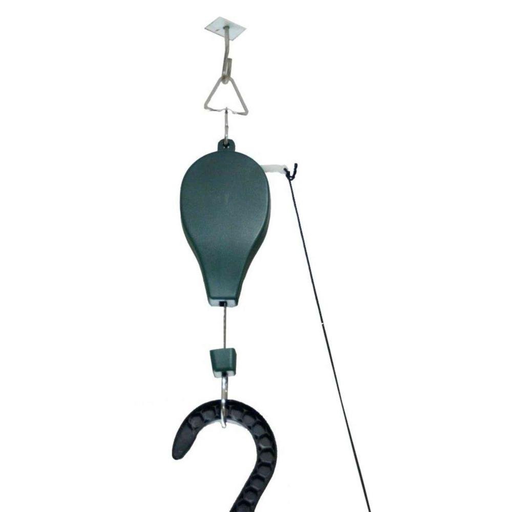 Plant Caddie Pulley System for Hanging Plants - Extendable Rope Hanger for Easy Watering & Adjustable Height - Pack of 3 - Perfect for Indoor Gardens, Balconies & Home Decor
