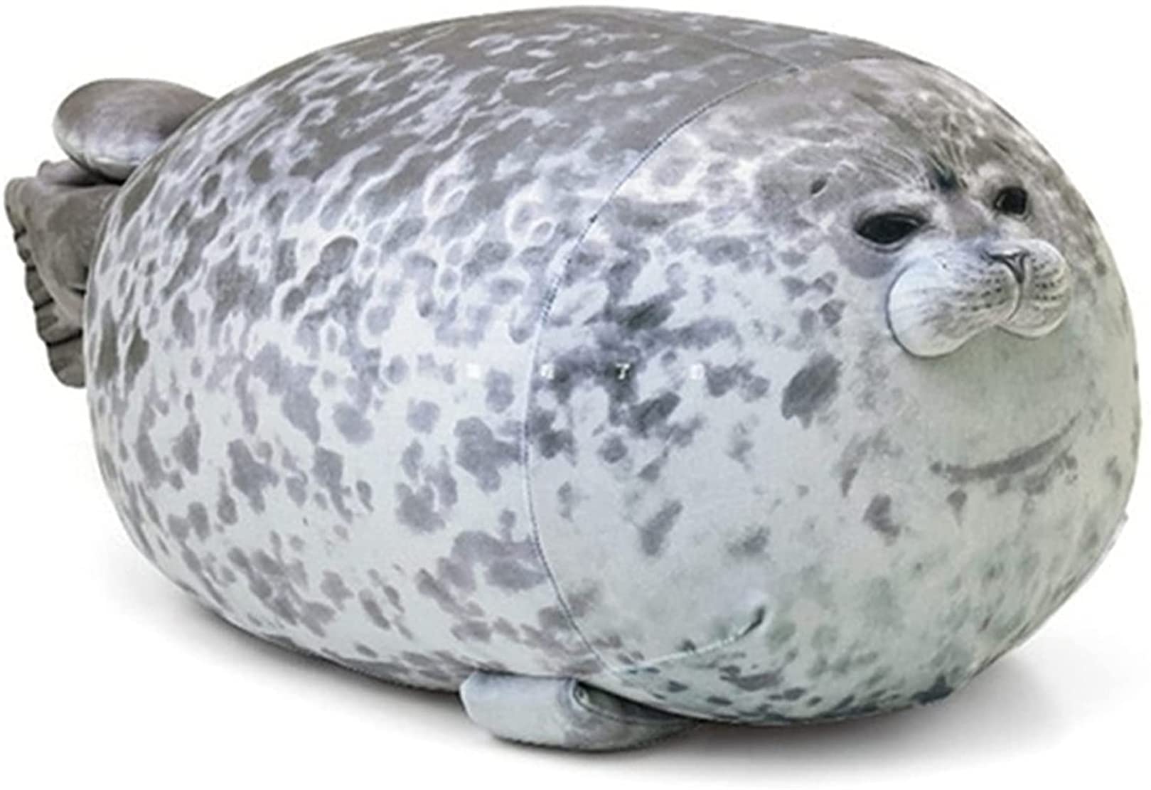 Adorable 3D Seal Lion Sea Dog Plush Toy - Soft Stuffed Animal Pillow for Kids & Adults (White, 30CM) - Perfect for Cuddling, Home Decor, and Gift Giving