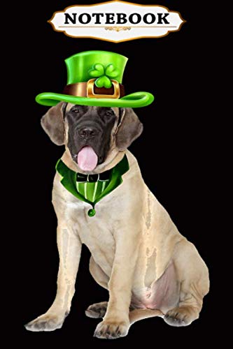 Funny Bullmastiff St. Patrick's Day Notebook - Cute Journal for Kids, Anime & Manga Lovers | Perfect Gift for Students, School, Women, Girls & Boys | Birthday Present Idea | Great for Note Taking, Sketching & Daily Journaling