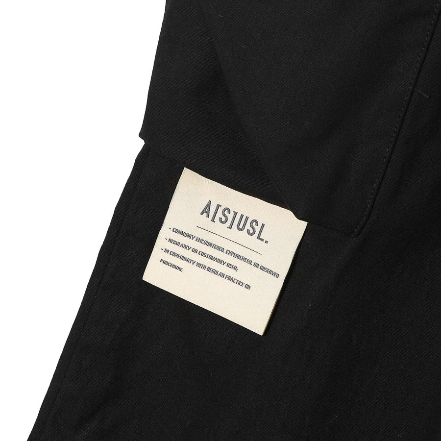 ASUSL Canvas Zipper Pocket Wide Leg Pants for Women - Black | Casual Comfort Pants for Everyday Wear & Travel