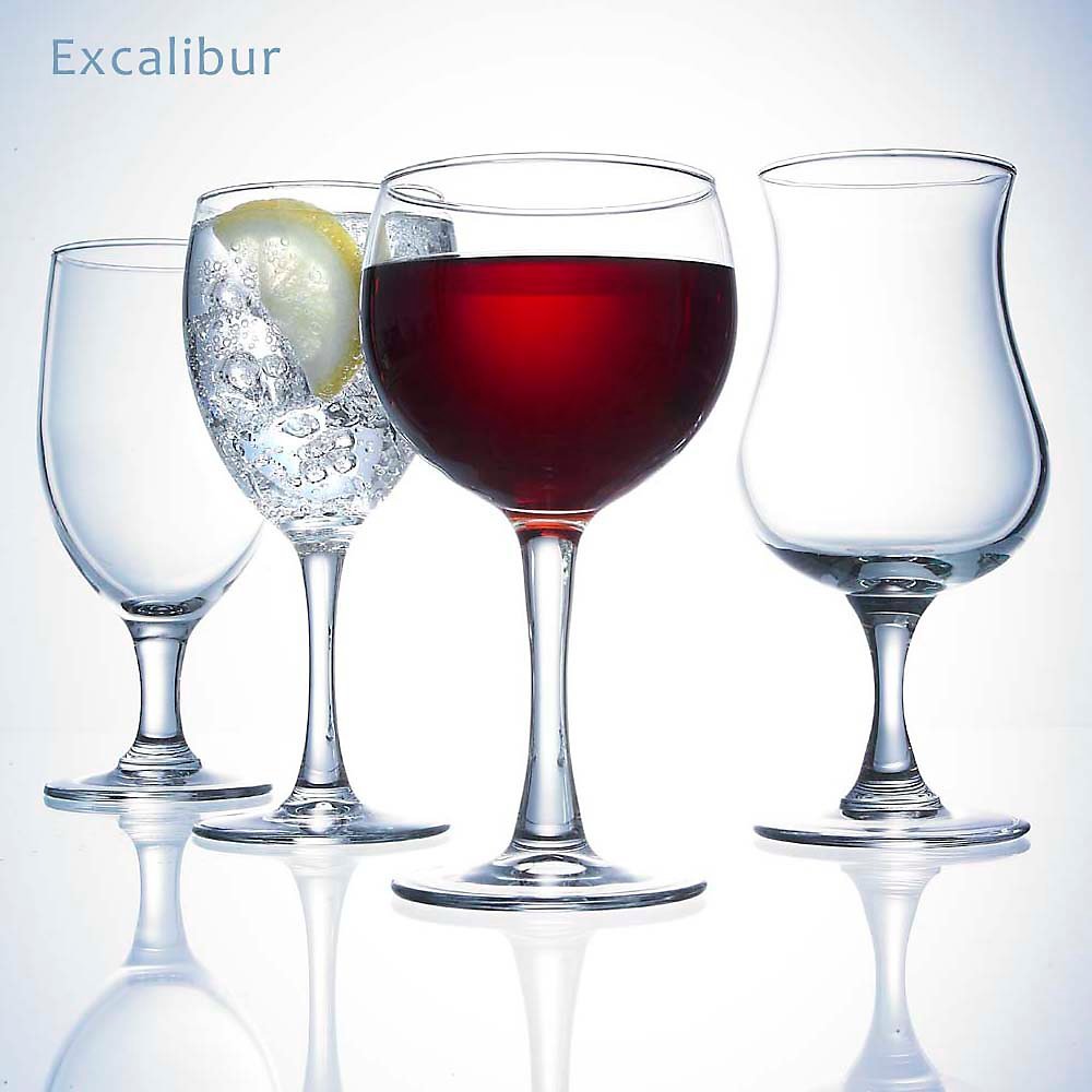 Arcoroc Cardinal Excalibur 16 oz Iced Tea Glass Set - Durable & Shatterproof for Restaurants, Bars, and Home Entertaining - Perfect for Iced Tea, Lemonade, and Cold Beverages