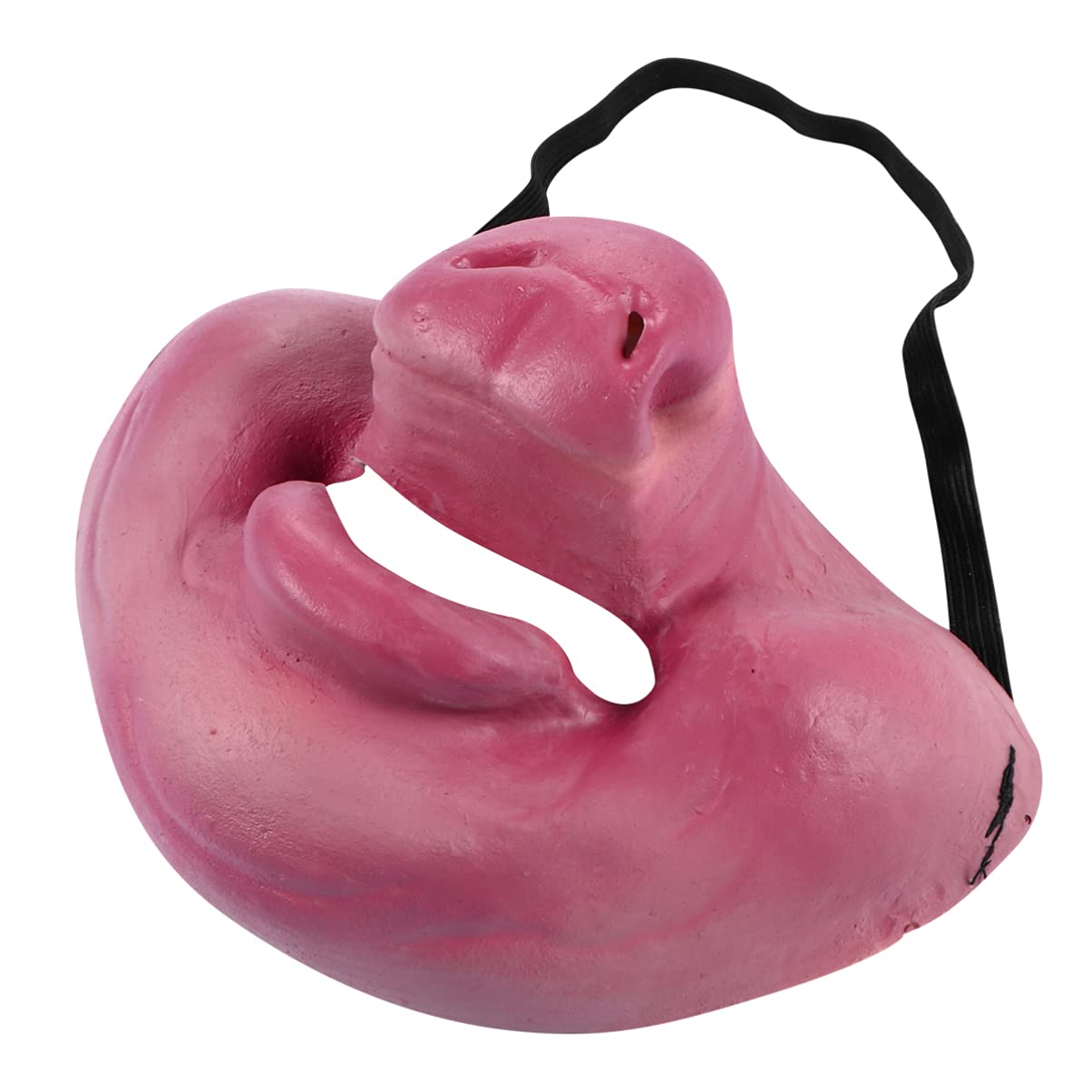 Funny Halloween Half Face Mask - Pig Cosplay Scary Boar LED Vampire Mask for Halloween Party, Cosplay & Masquerade | Perfect for Costume Parties, Trick or Treat & Spooky Events