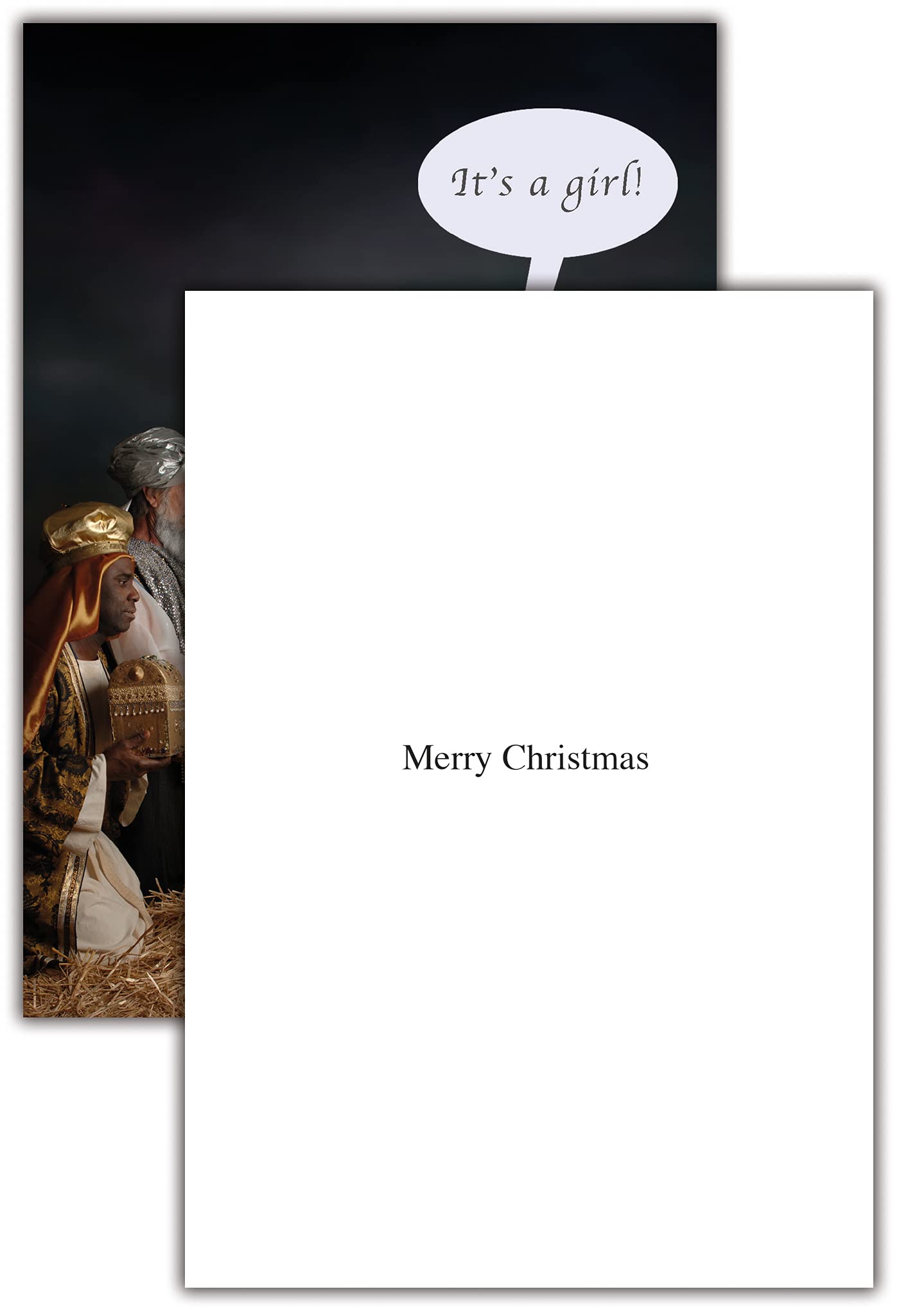 Funny Christmas Cards Multi-Pack - 10 Rude & Festive Holiday Greeting Cards with 2 Unique Designs | Perfect for Office Parties, Family Gifts & Naughty Holiday Humor