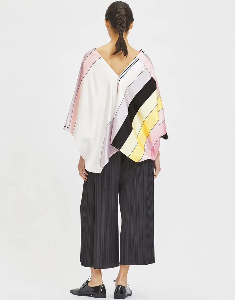 Luxury Black and White Satin Silk Kaftan Co-Ord Set for Women - Elegant Loungewear & Beach Cover-Up - Perfect for Vacation, Bridal Shower, and Special Occasions