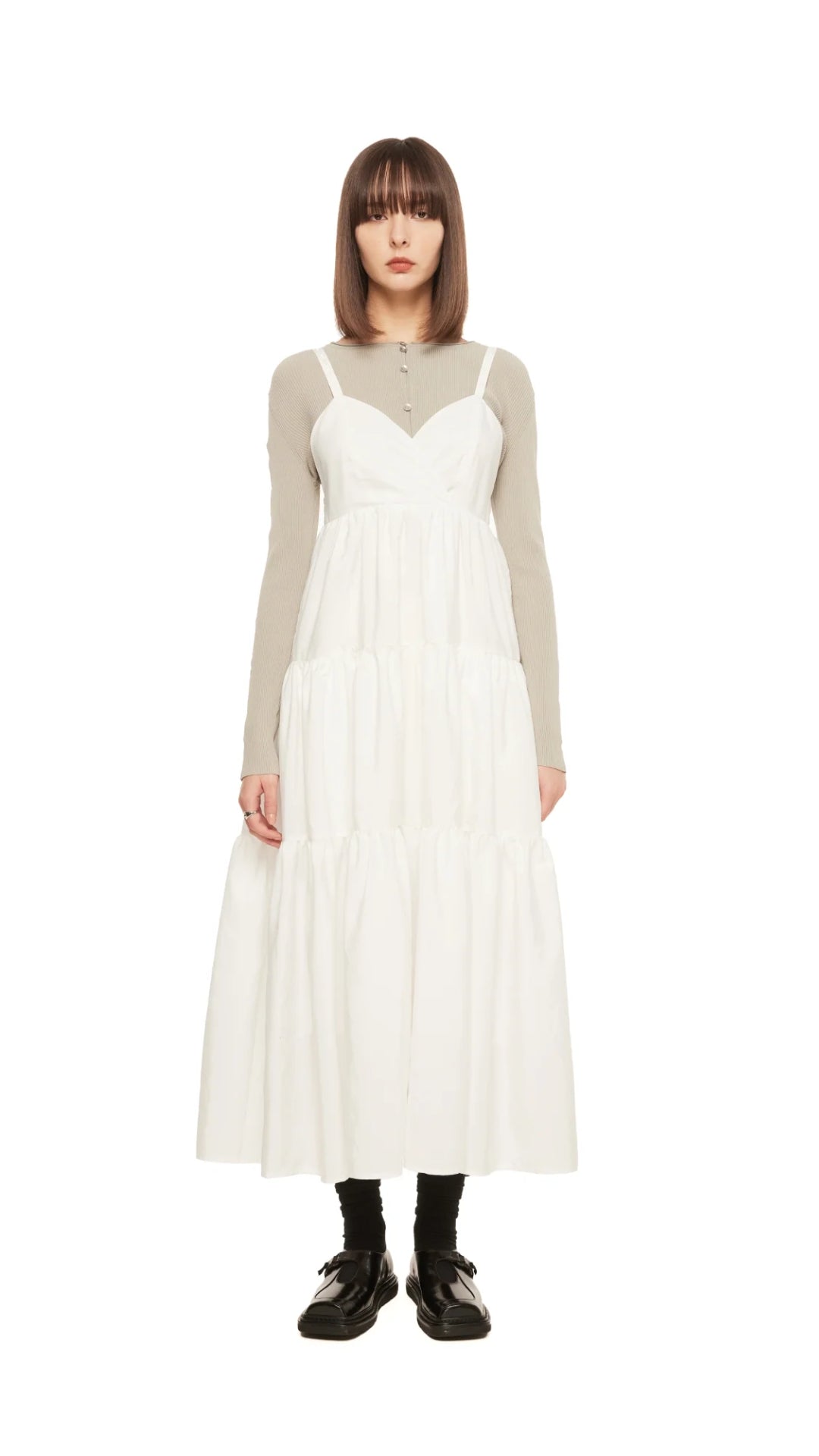 Elegant Tiered Camisole Dress for Women - Summer Flowy Boho Maxi Dress - Perfect for Beach, Vacation & Date Night Outfits