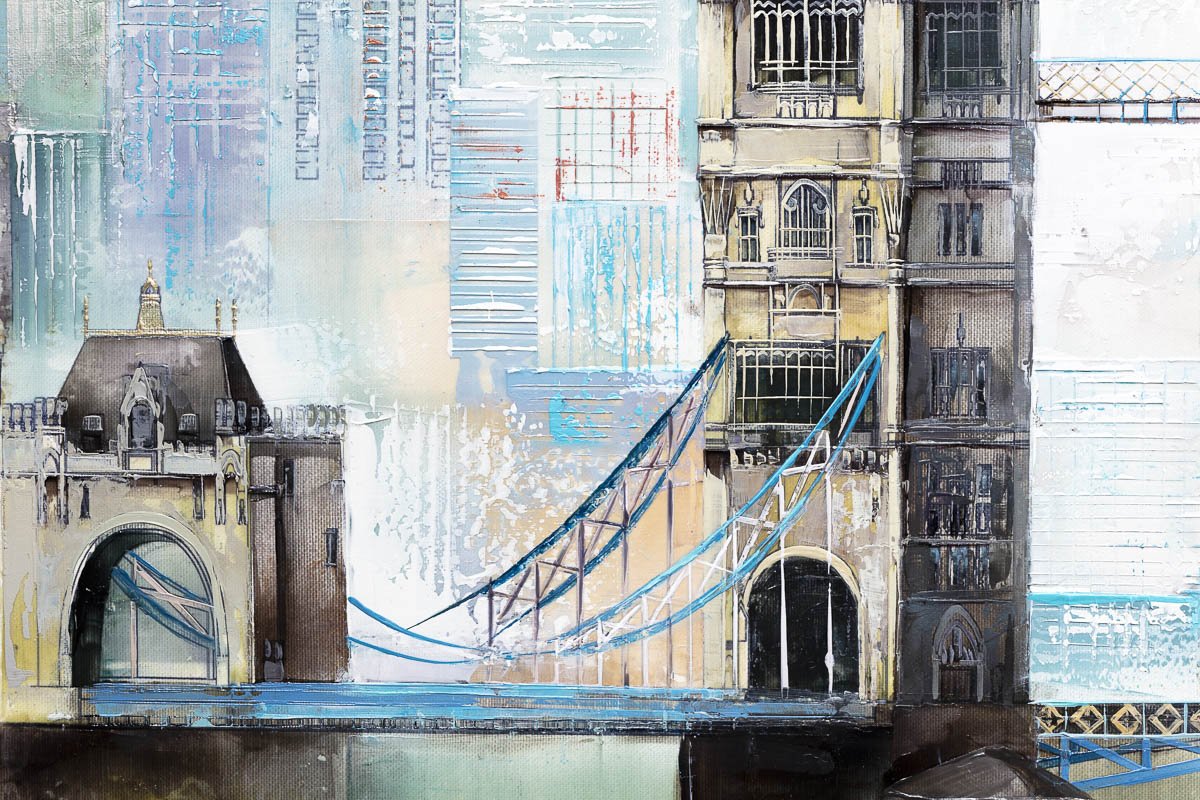 Original Tower Bridge Art Print - Vintage London Landmark Wall Decor for Home & Office | Perfect Gift for Travel Lovers & UK Enthusiasts