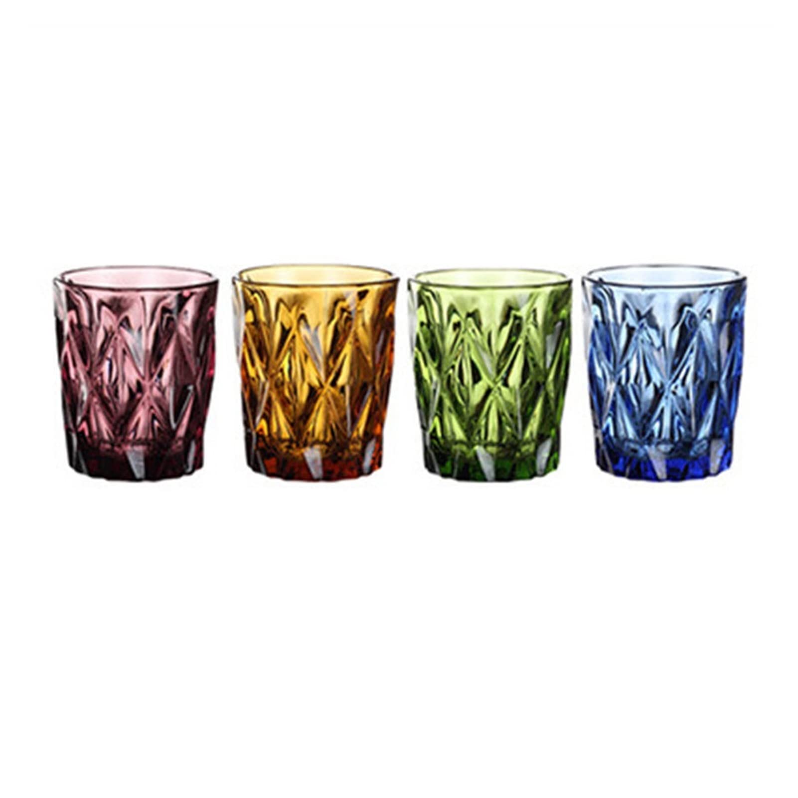 4-Piece Drinking Glass Set (240ml) - Perfect for Juice, Beer, Tea, Milk & Wine - Durable Drinkware for Family Gatherings, Parties & Daily Use - Ideal for Cold Beverages & Entertaining Guests