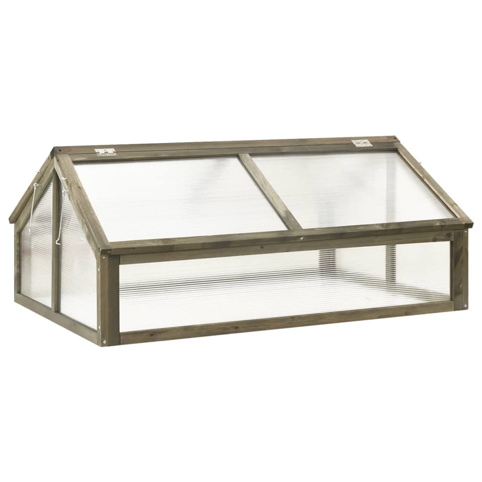Tidyard Firwood Greenhouse with Openable Roof - 44.8