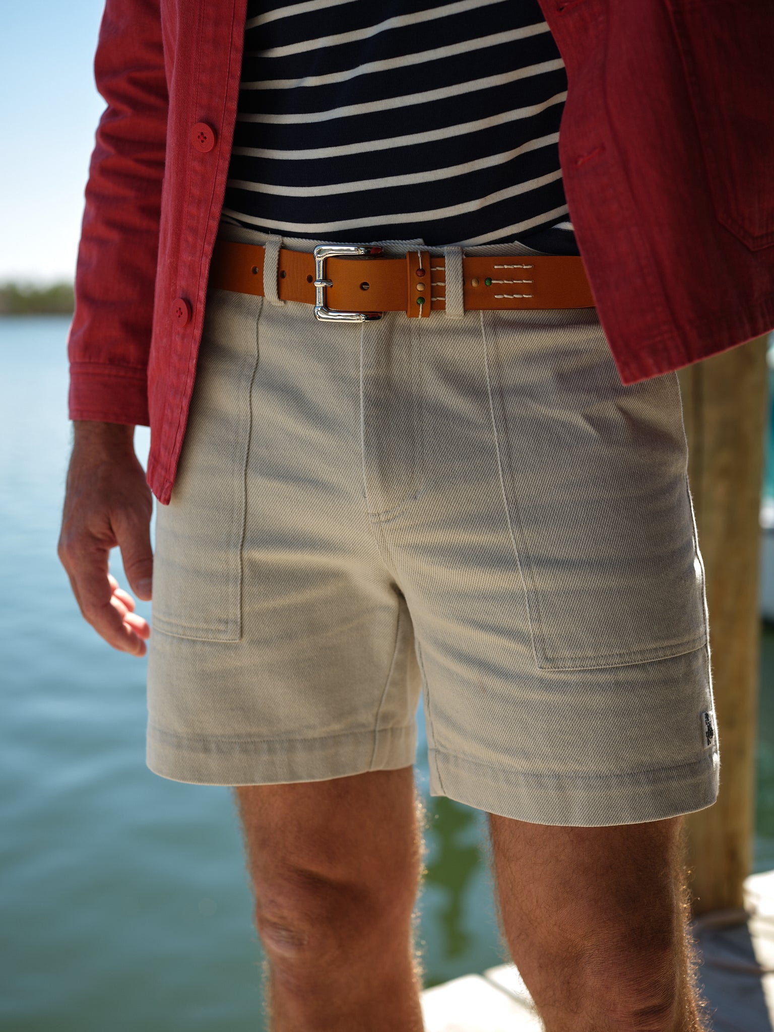 Ventura Shorts for Men - Comfortable Oyster Ranger Twill Casual Shorts | Perfect for Outdoor Activities, Hiking, and Summer Wear