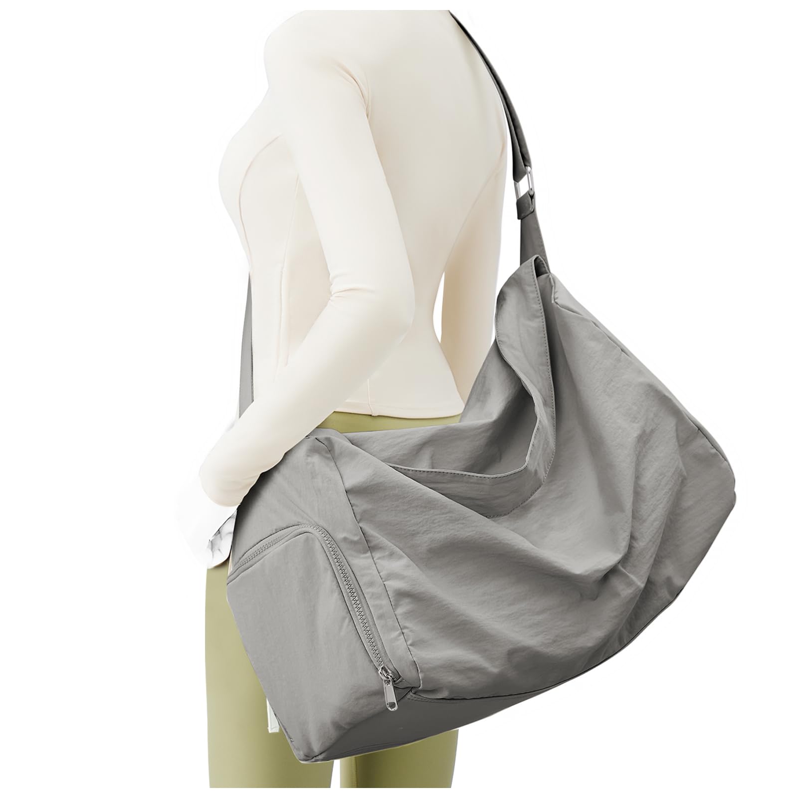 Small Gym Bag with Shoe Compartment - Waterproof Workout Duffle Bag for Women | Lightweight Travel & Sports Tote for Yoga, Dance, Swimming & Overnight Trips | Perfect for Gym, Fitness Class & Weekend Getaways