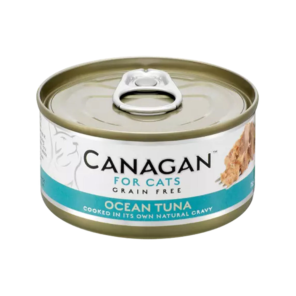 Grain-Free Ocean Tuna Wet Cat Food - High Protein, Natural Ingredients for Adult & Senior Cats - Perfect for Weight Management & Sensitive Stomachs - Ideal for Mealtime, Treats & Special Occasions