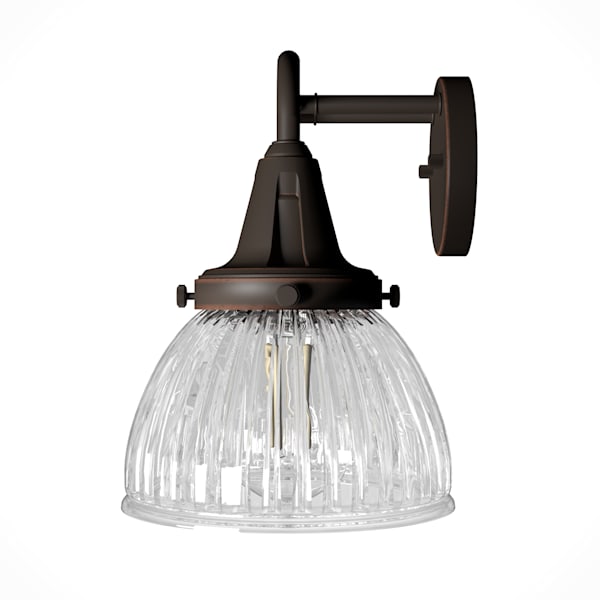 Hunter Cypress Grove 3-Light Bathroom Vanity Light Fixture in Natural Iron Finish - Perfect for Modern Farmhouse, Rustic, or Industrial Style Bathrooms