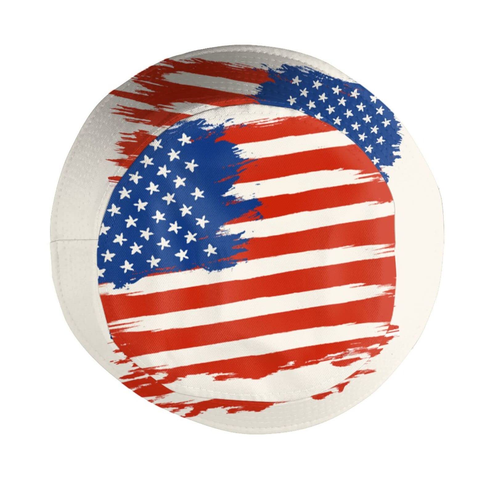 American Flag Bucket Hat - Patriotic Wide Brim Sun Hat for Men & Women | UV Protection Summer Beach Hat for Outdoor Activities, Travel, Festivals and 4th of July Celebrations
