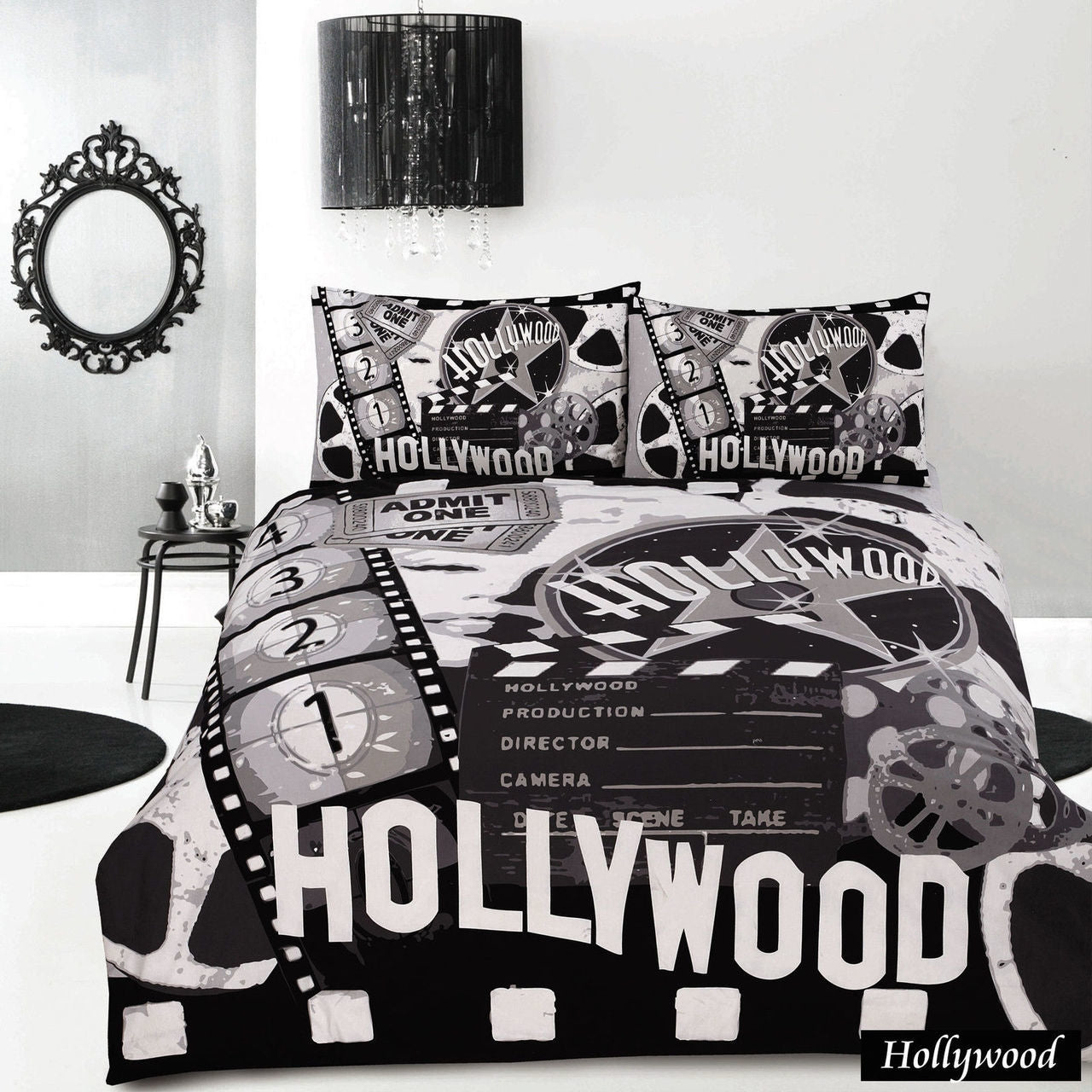 Hollywood Quilt Cover Set - Premium 100% Cotton Bedding by Georges Fine Linen | Soft & Breathable Duvet Cover for Bedroom Decor, Hotel Style Luxury Comfort (Queen Size, White) - Perfect for Master Bedrooms, Guest Rooms & Airbnb Listings