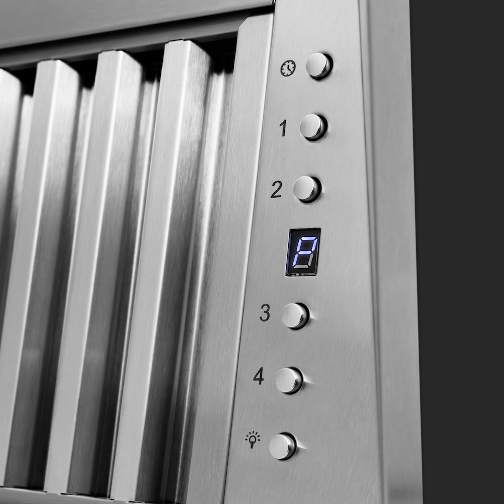 ZLINE 36 Inch Rustic Black Wooden Wall Mount Range Hood - 355CC 36 - Powerful Kitchen Ventilation for Modern & Farmhouse Style Homes - Perfect for Cooking, Grilling & Entertaining
